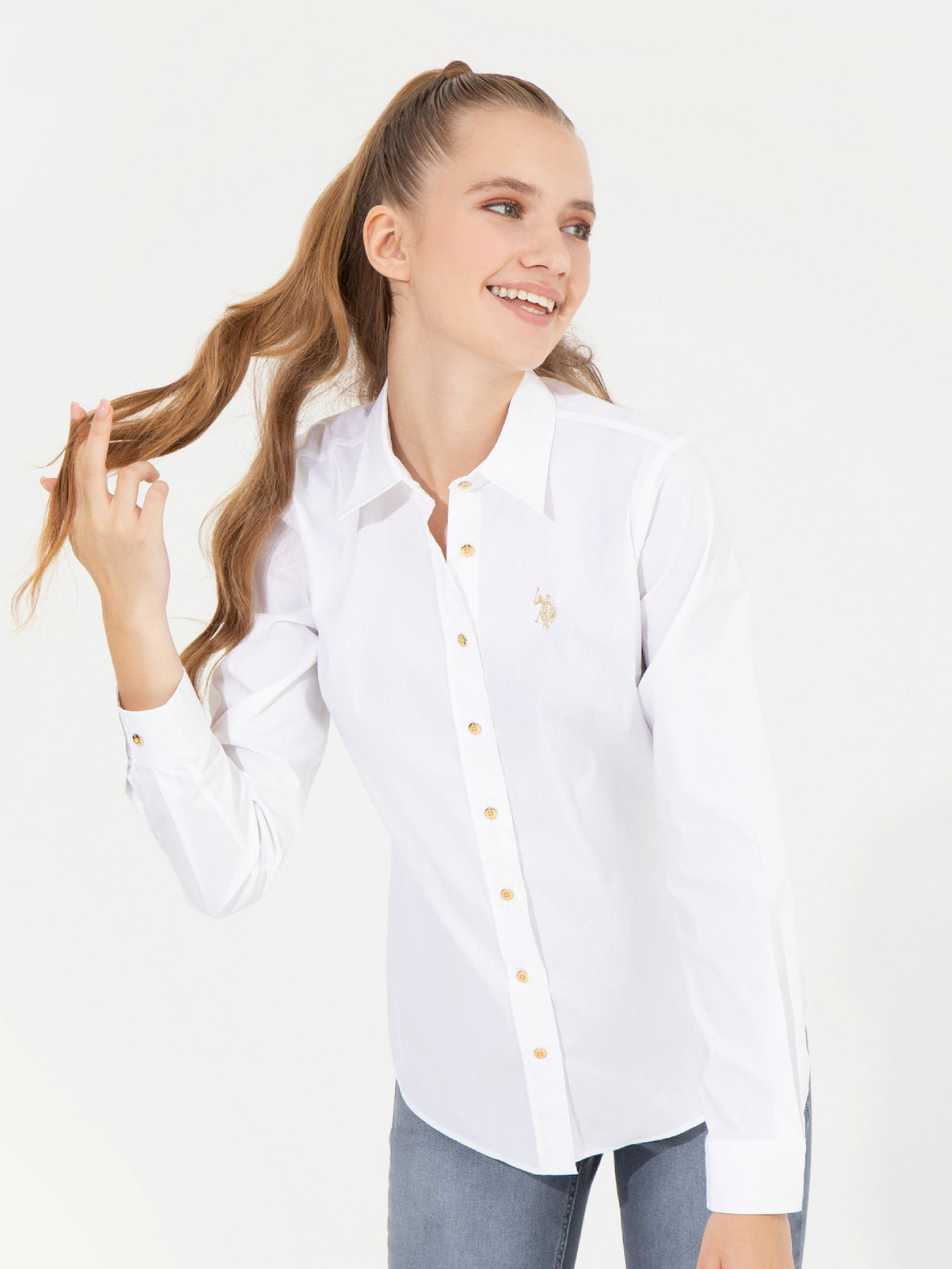 Рубашка US Polo модель G082SZ004.000.1450230.VR013 Фото