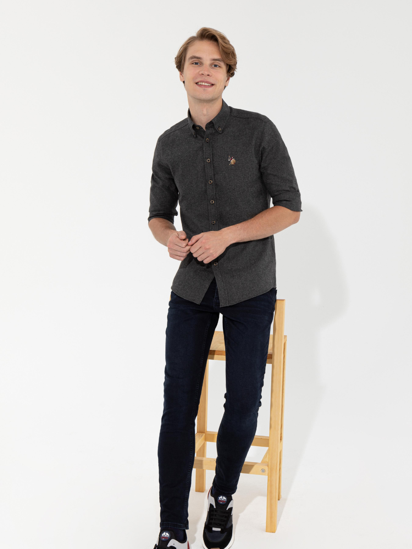 Рубашка US Polo модель G081SZ004.000.1450251.VR046 Фото