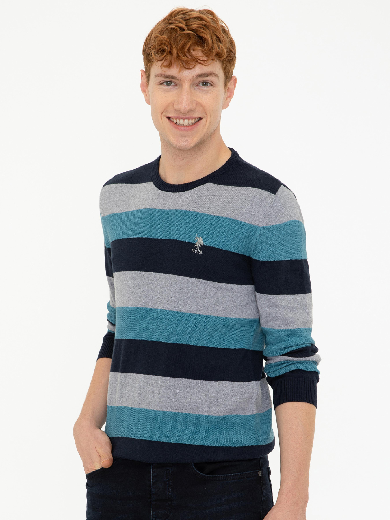 Джемпер US Polo модель G081GL0TK.000.1255650.VR033 Фото