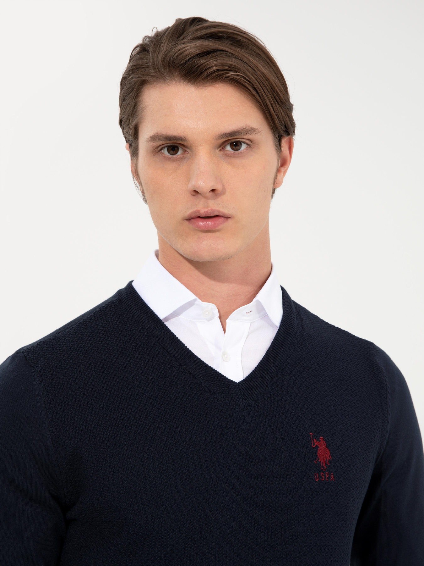 Джемпер US Polo модель G081SZ0TK.000.1428940.VR033 Джемпер US Polo модель G081SZ0TK.000.1428940.VR033 Фото