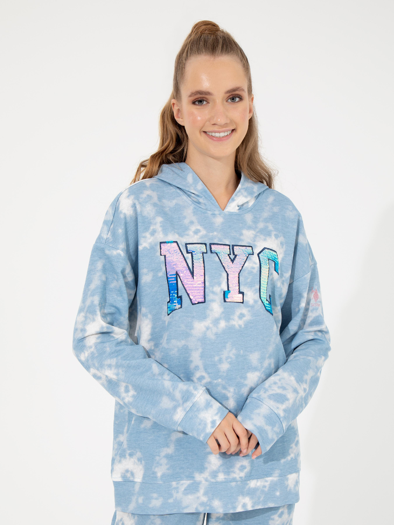 Худи US Polo модель G082SZ082.000.1459412.VR036 Фото