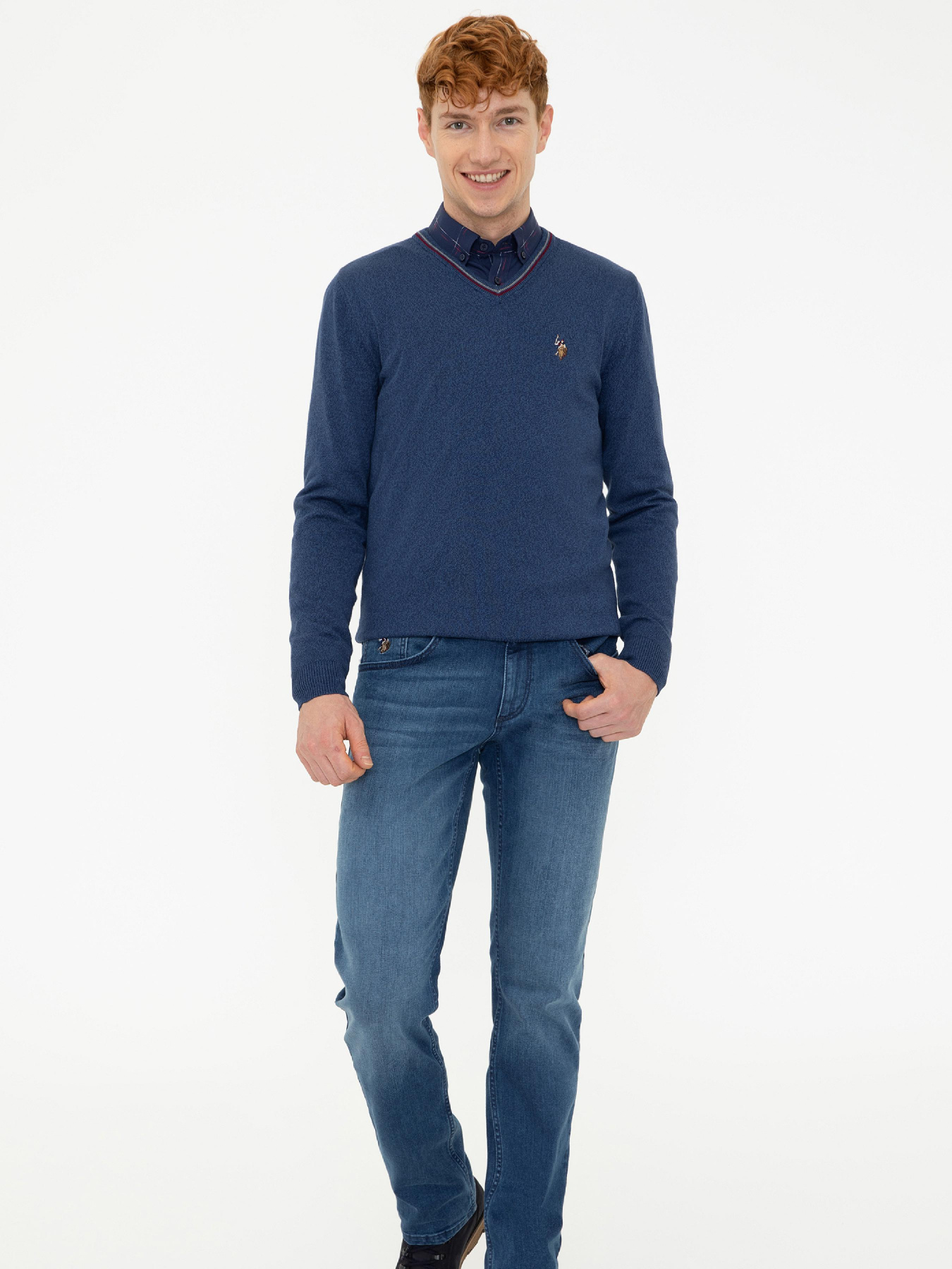 Джемпер US Polo модель G081SZ0TK.000.1259758.VR028 Фото