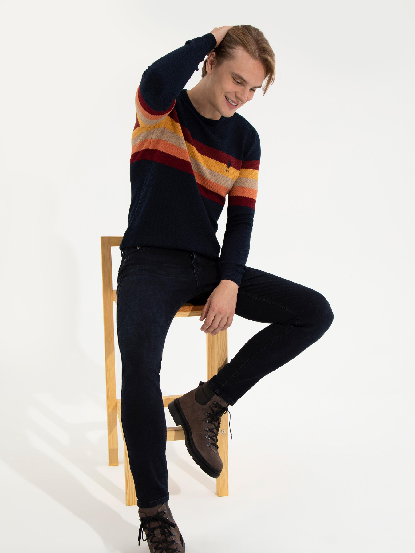 Джемпер US Polo модель G081GL0TK.000.1429008.VR033 Фото