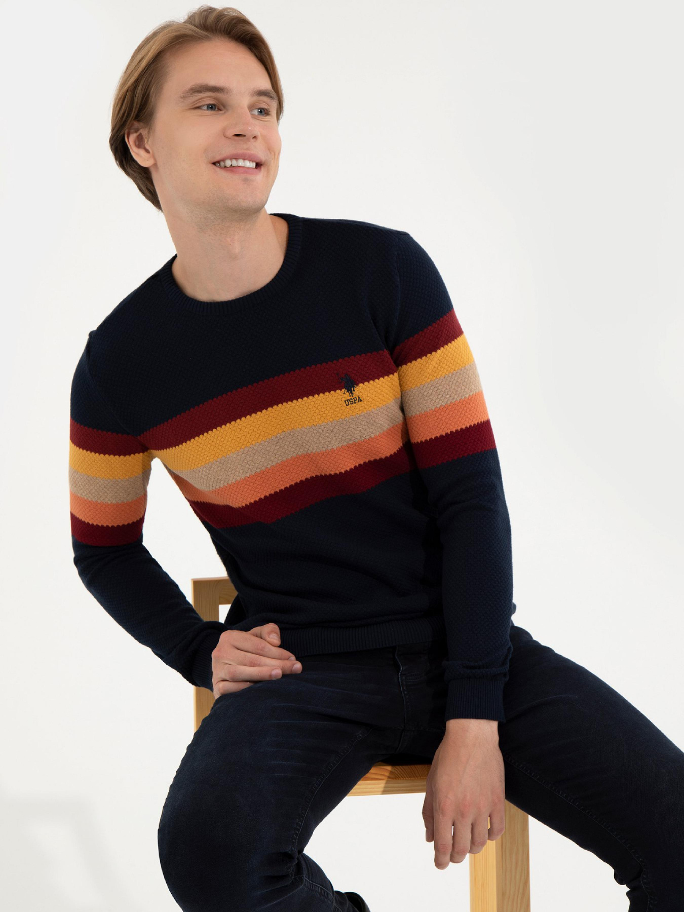 Джемпер US Polo модель G081GL0TK.000.1429008.VR033 Фото