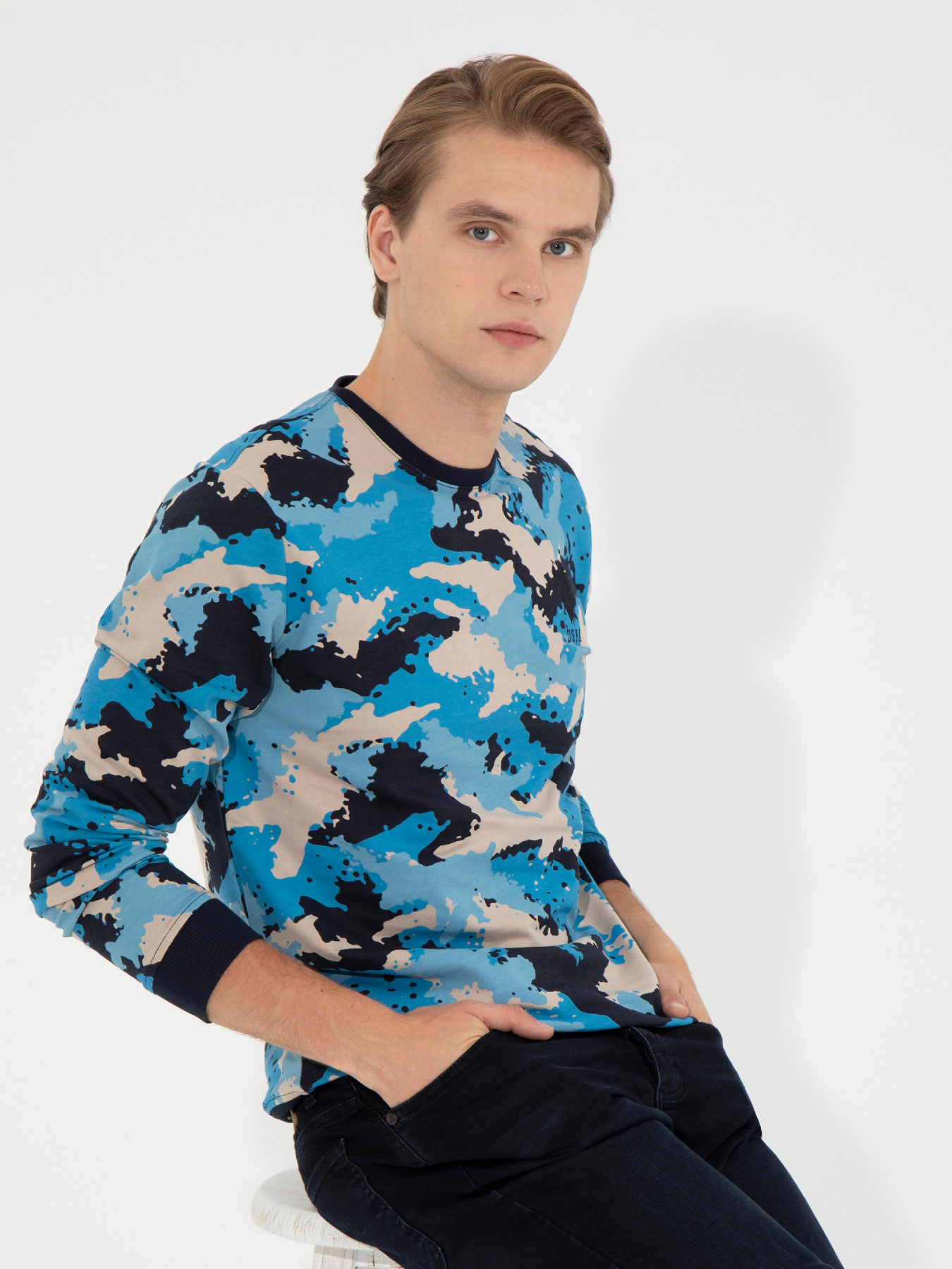 Свитшот US Polo модель G081GL082.000.1451988.VR033 Фото