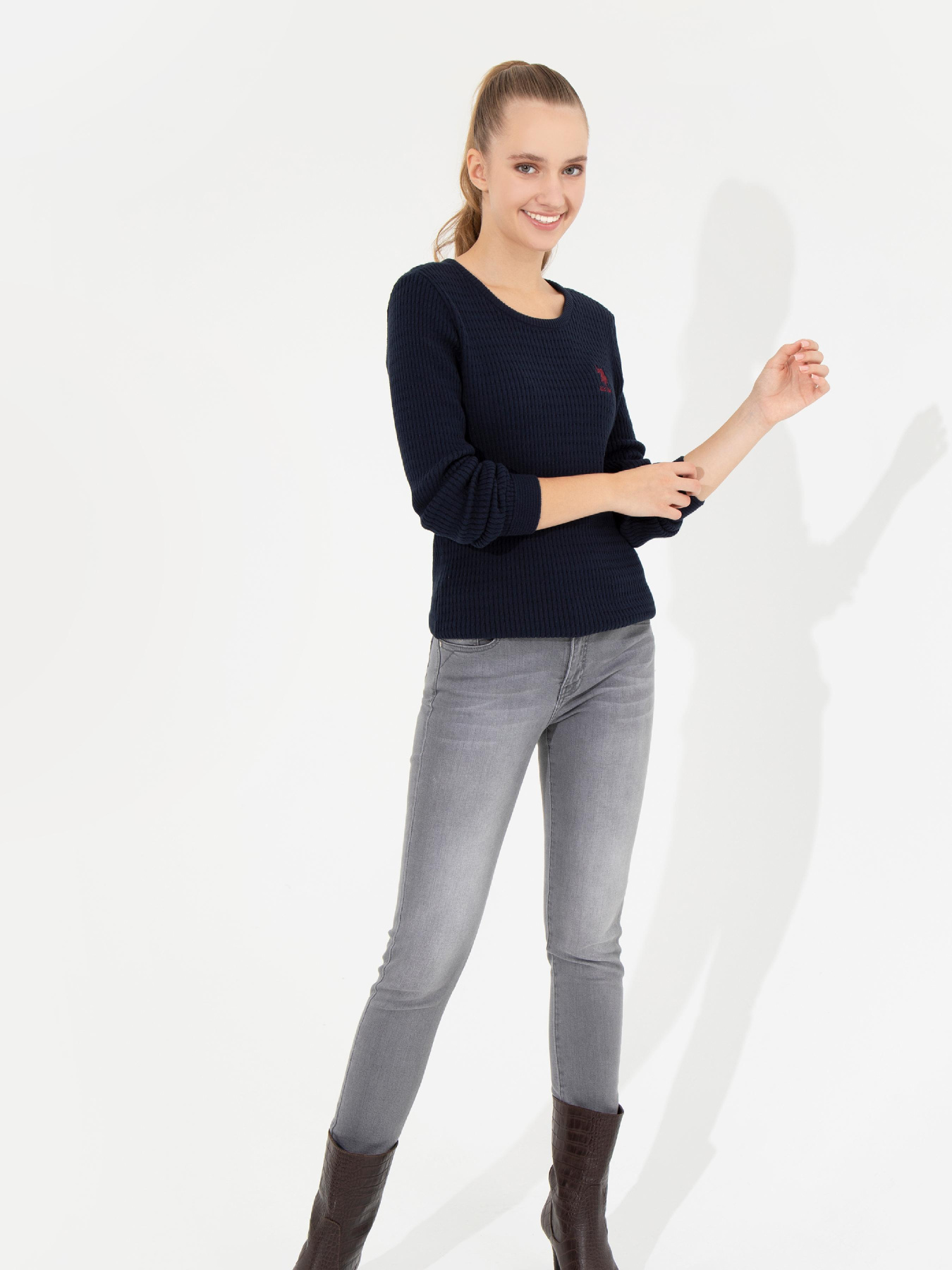 Джемпер US Polo модель G082SZ0TK.000.1260329.VR033 Фото