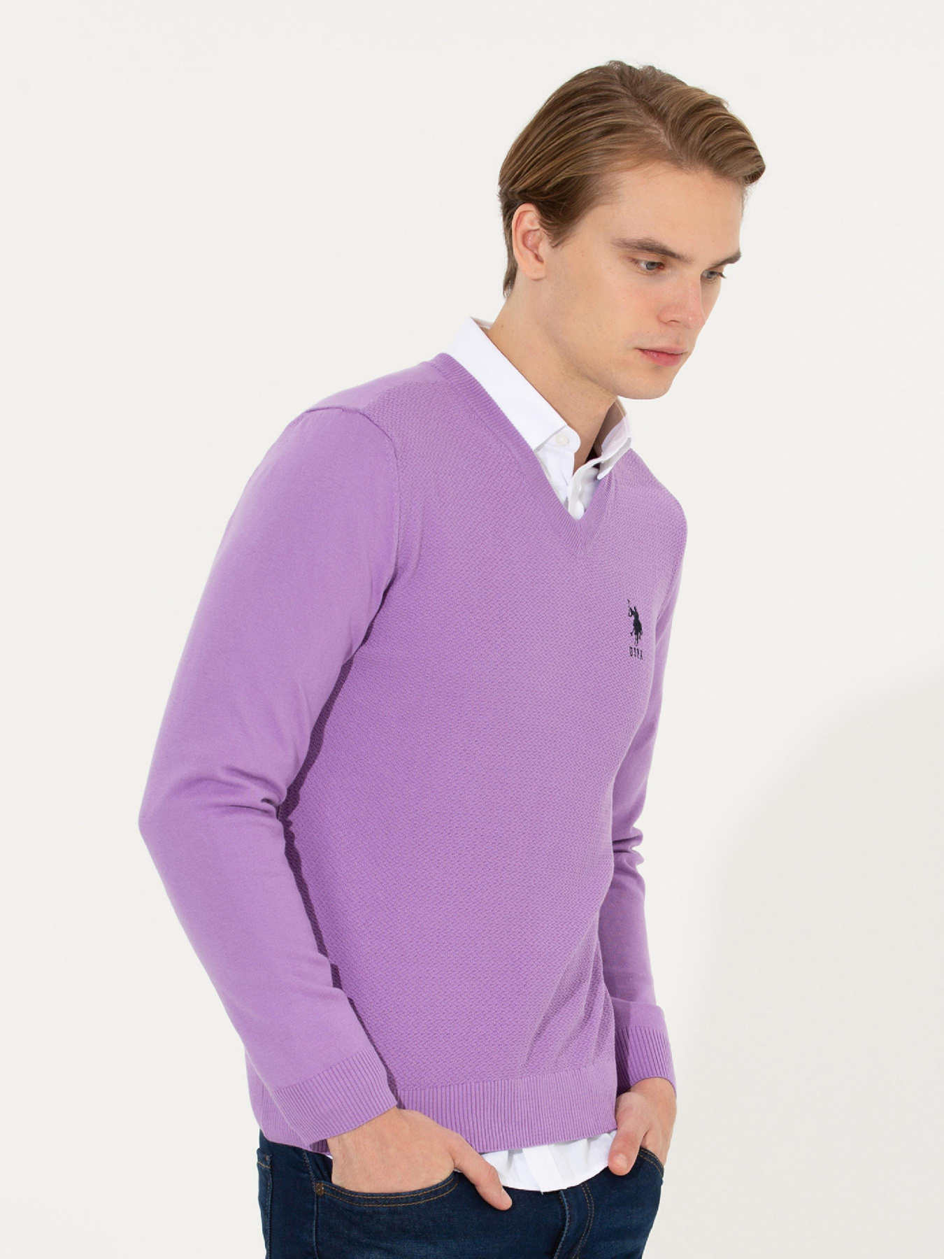 Джемпер US Polo модель G081SZ0TK.000.1428940.VR034 Фото