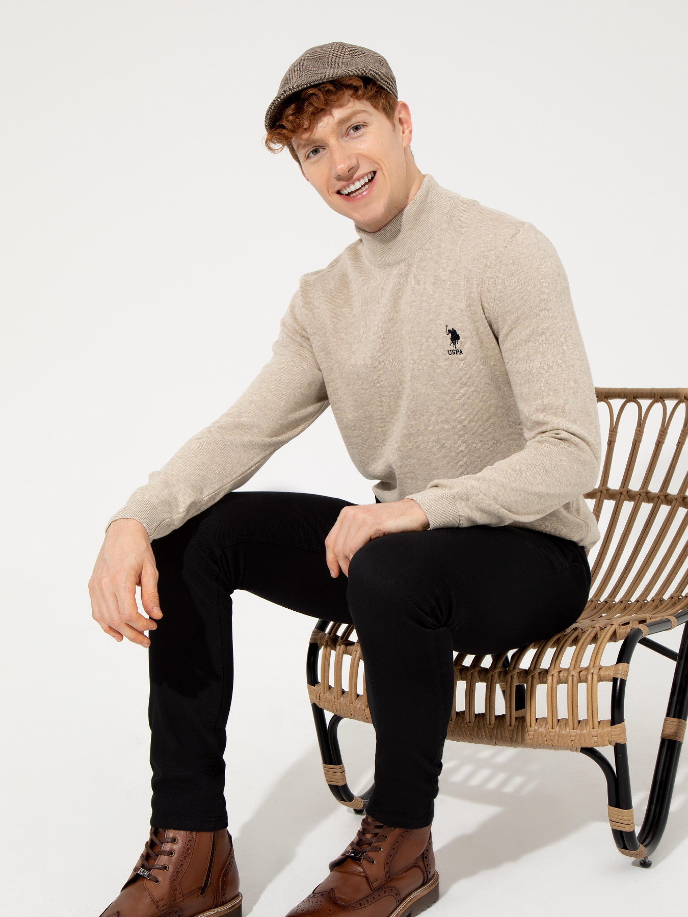 Свитер US Polo модель G081SZ0TK.000.1428978.VR225 Свитер US Polo модель G081SZ0TK.000.1428978.VR225 Фото