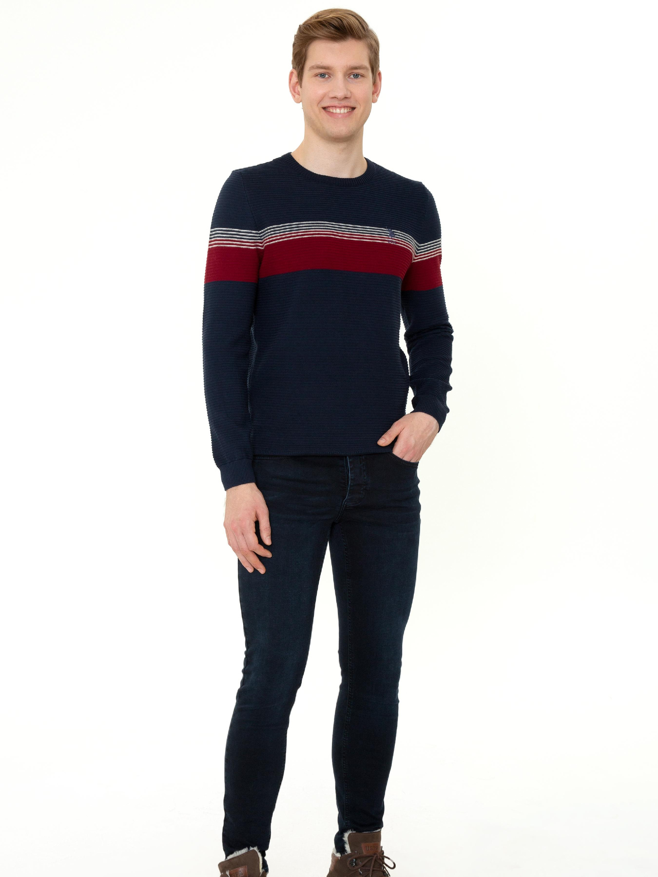 Джемпер US Polo модель G081GL0TK.000.1255827.VR033 Фото