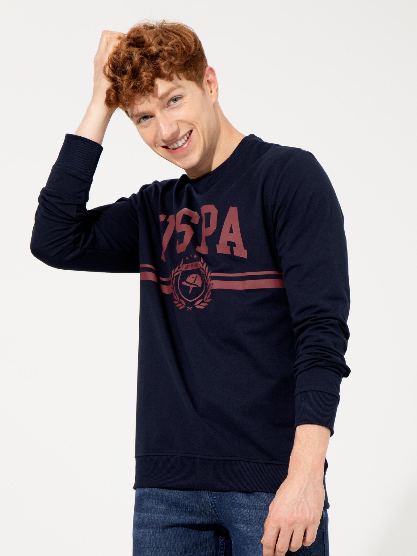 Свитшот US Polo модель G081GL082.000.1452043.VR033 Свитшот US Polo модель G081GL082.000.1452043.VR033 Фото