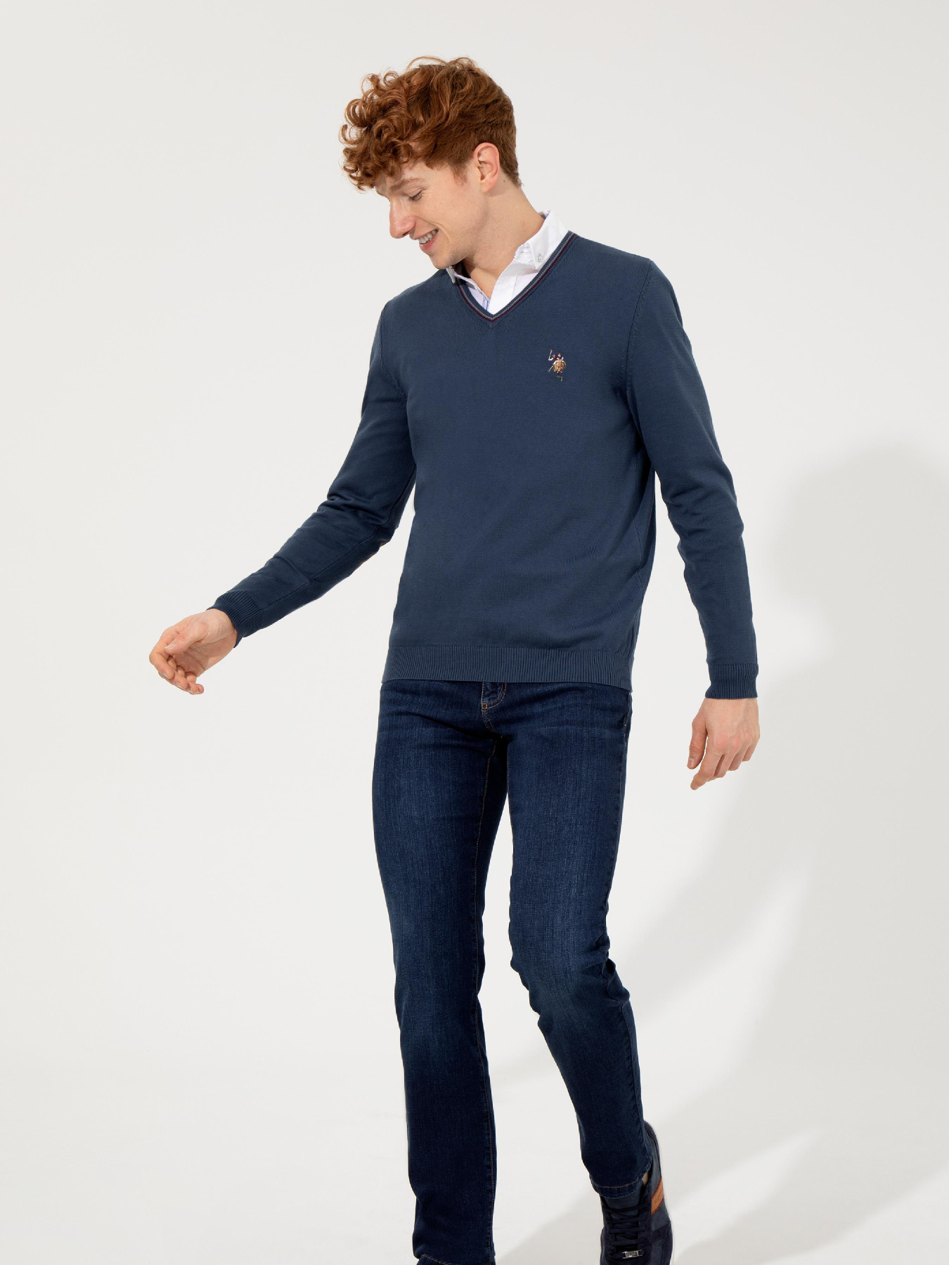 Джемпер US Polo модель G081SZ0TK.000.1428976.VR028 Джемпер US Polo модель G081SZ0TK.000.1428976.VR028 Фото