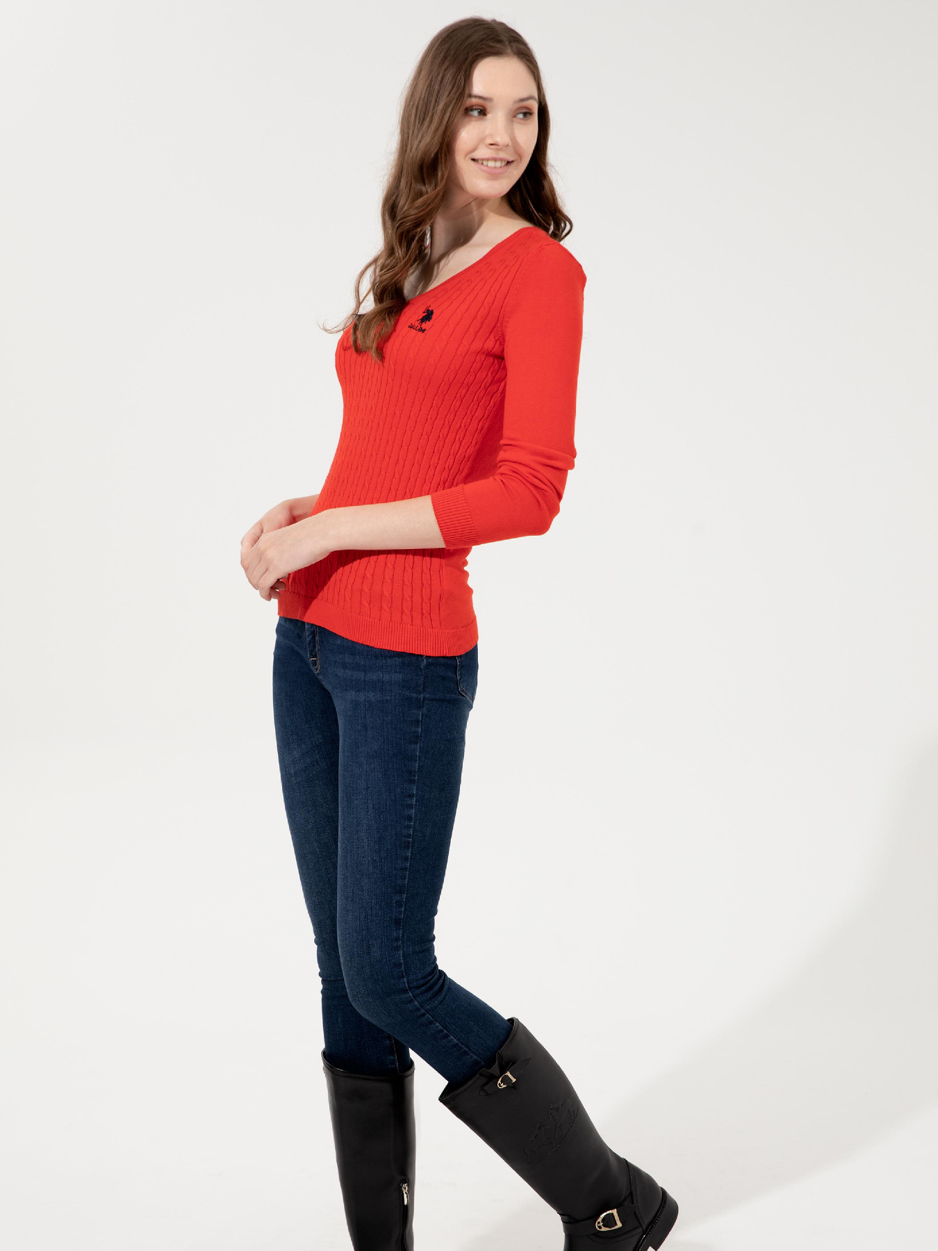 Джемпер US Polo модель G082GL0TK.000.1430193.VR030 Фото