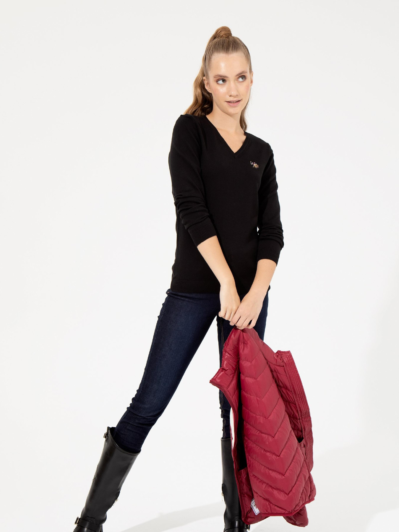 Джемпер US Polo модель G082SZ0TK.000.1430182.VR046 Фото