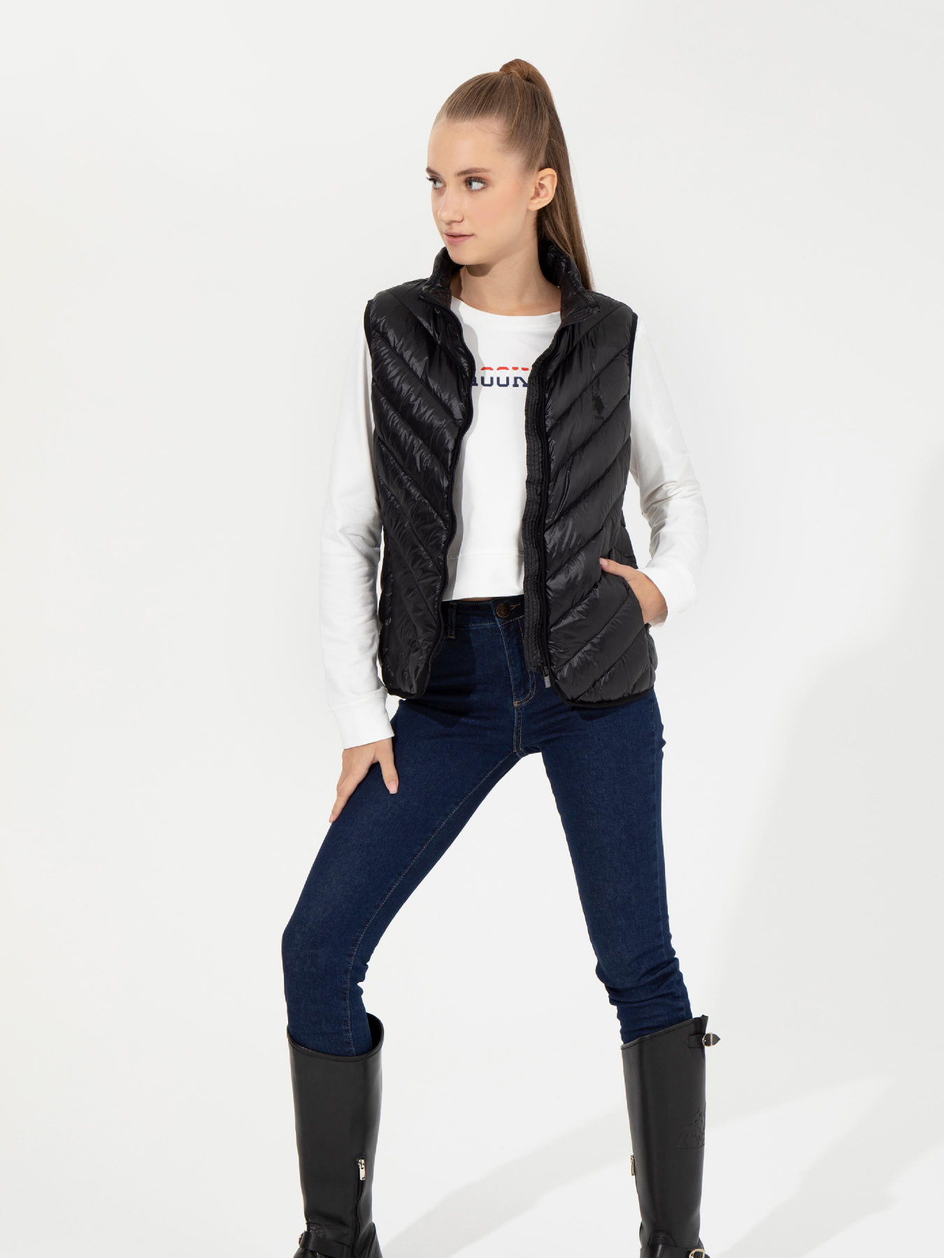 Жилет с утеплителем US Polo модель G082SZ010.000.1442517.VR046 Фото