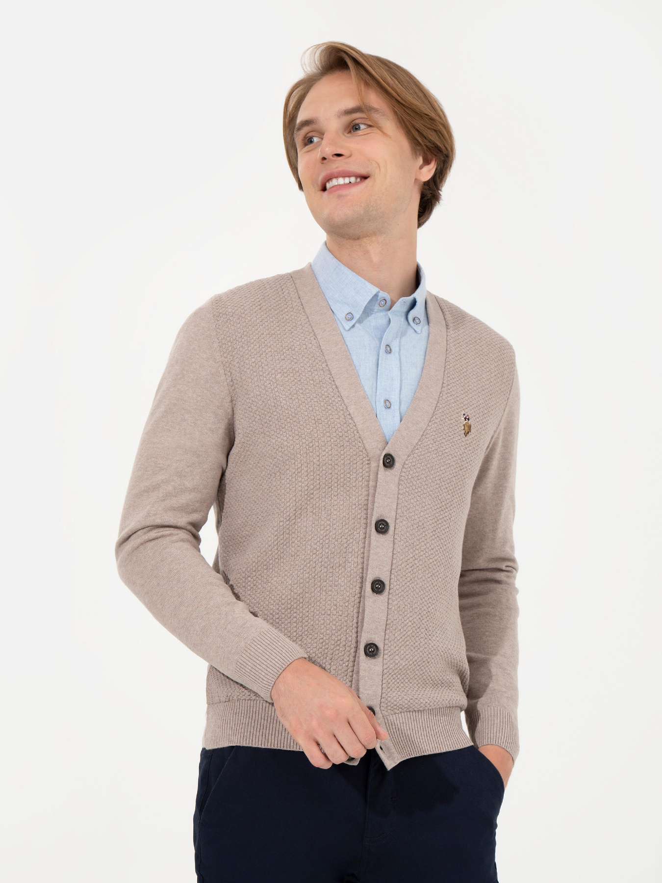 Кардиган US Polo модель G081SZ0TH.000.1428933.VR174 Фото