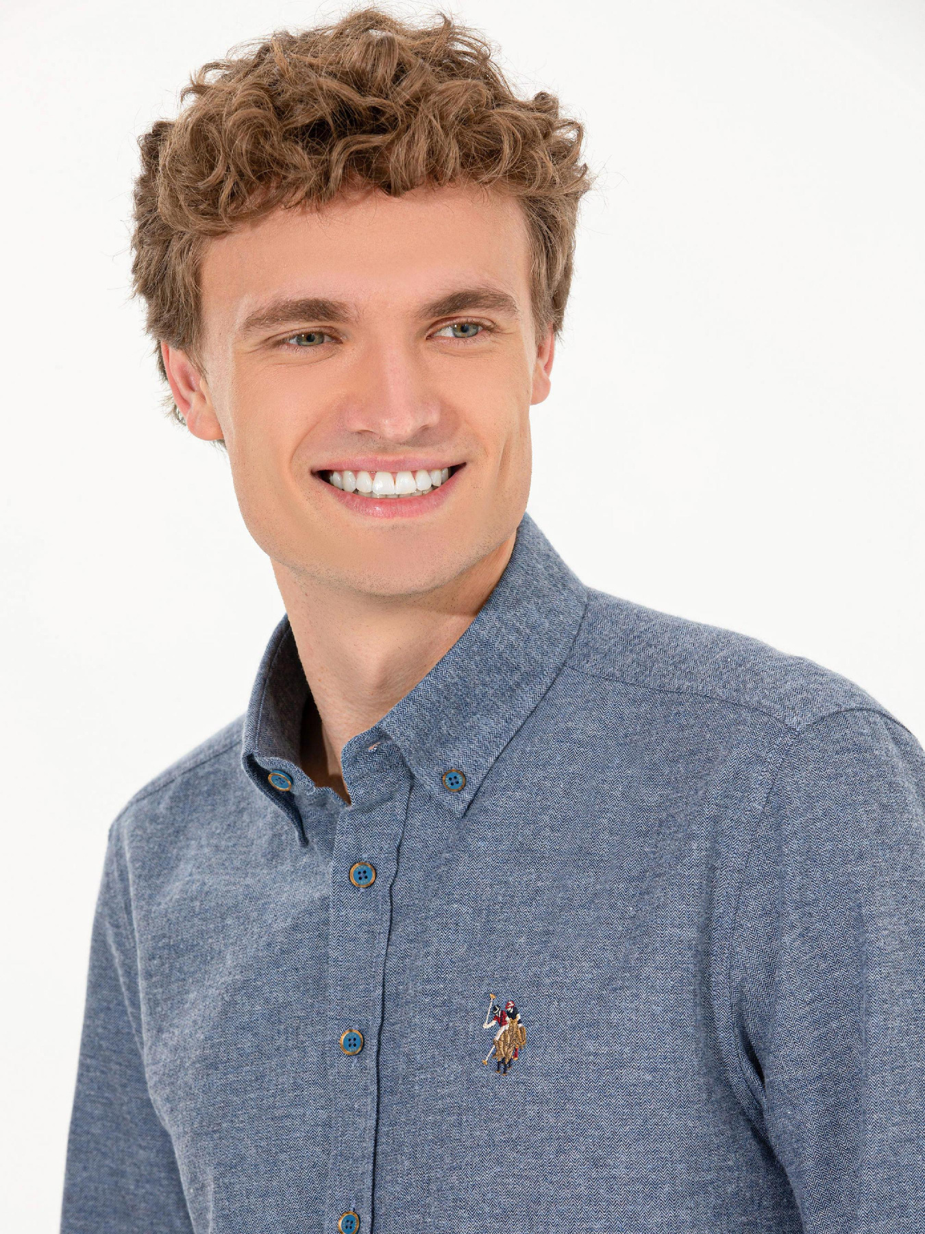 Рубашка US Polo модель G081SZ004.000.1450251.VR028 Фото