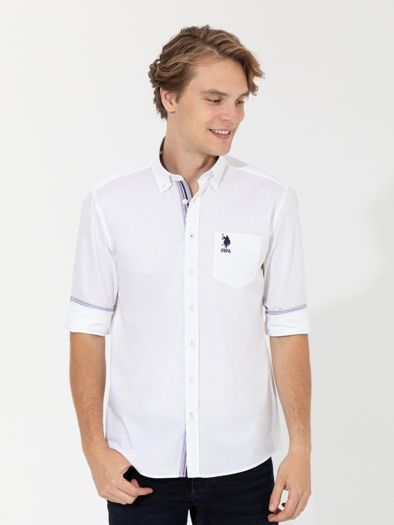 Рубашка US Polo модель G081SZ004.000.1450586.VR013 Фото