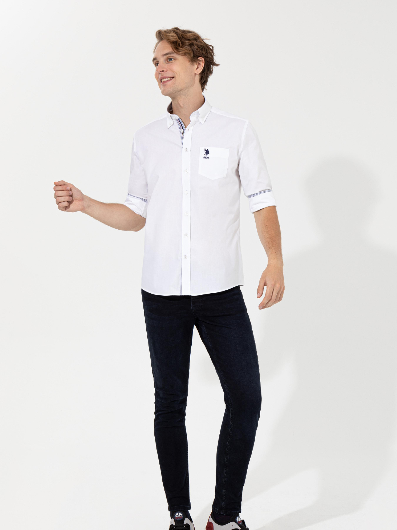 Рубашка повседневная US Polo модель G081SZ004.000.1450586.VR013 Рубашка повседневная US Polo модель G081SZ004.000.1450586.VR013 Фото