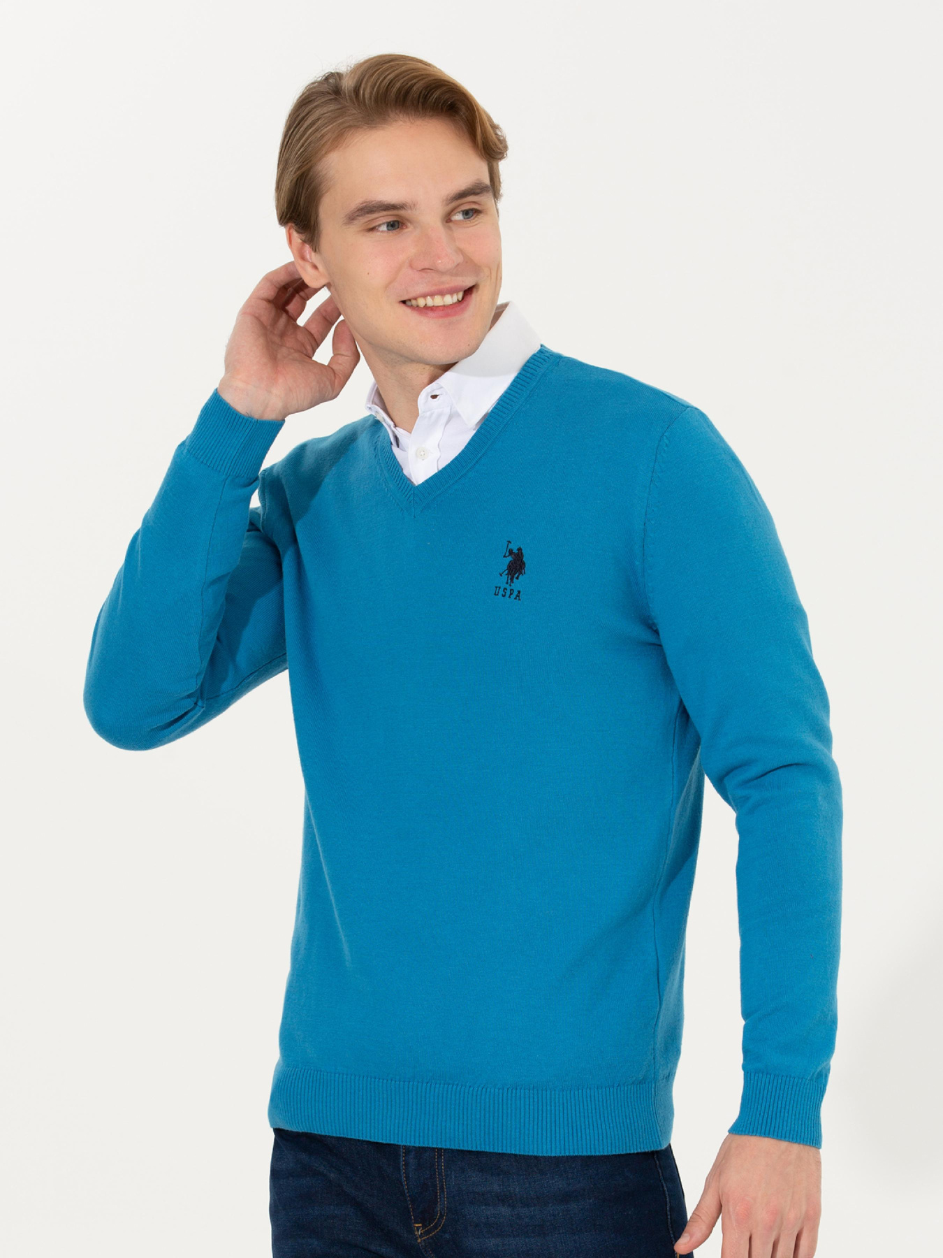 Джемпер US Polo модель G081GL0TK.000.1428987.VR077 Фото