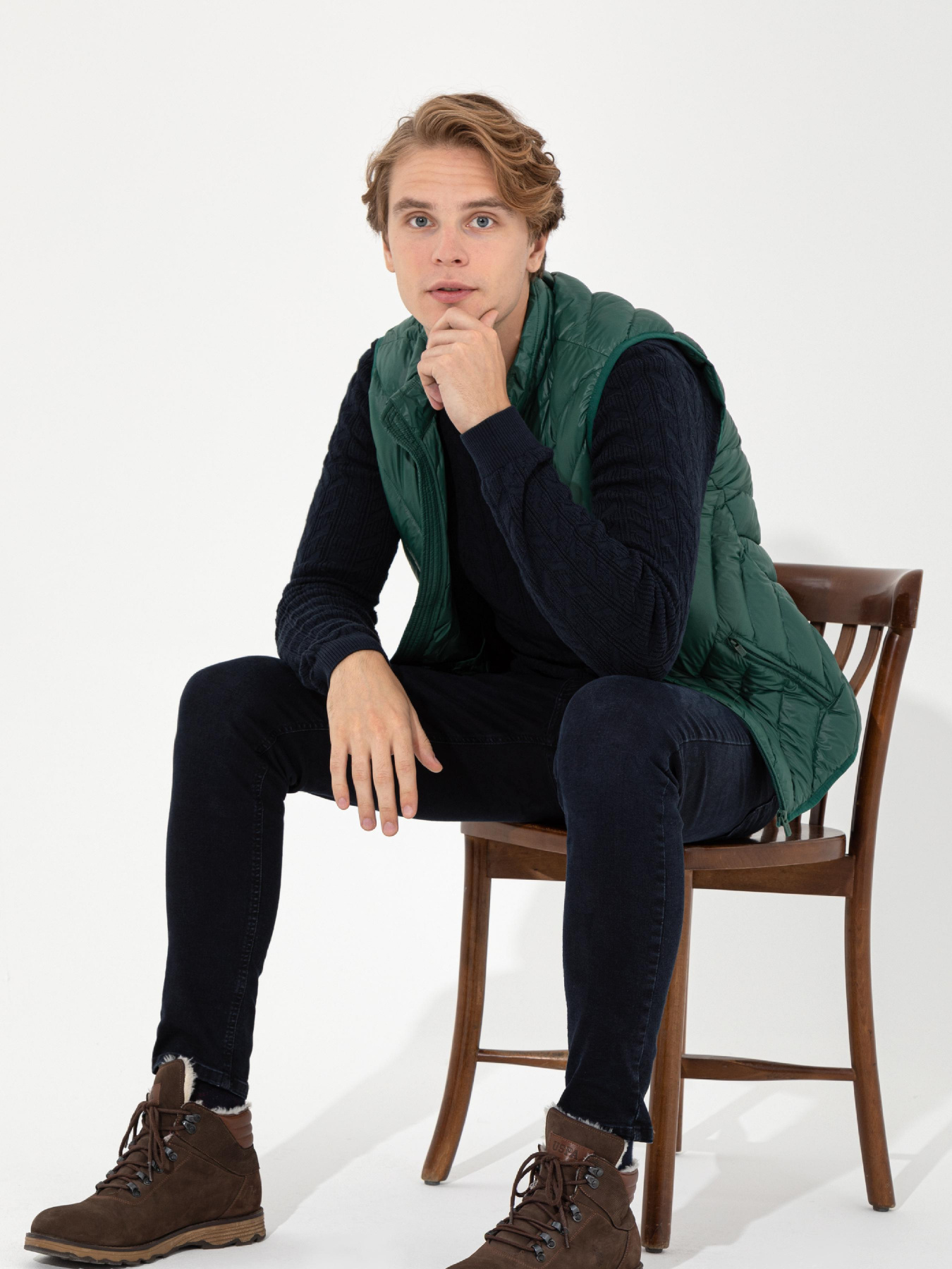 Утеплений жилет US Polo модель G081SZ010.000.1449269.VR054 Фото