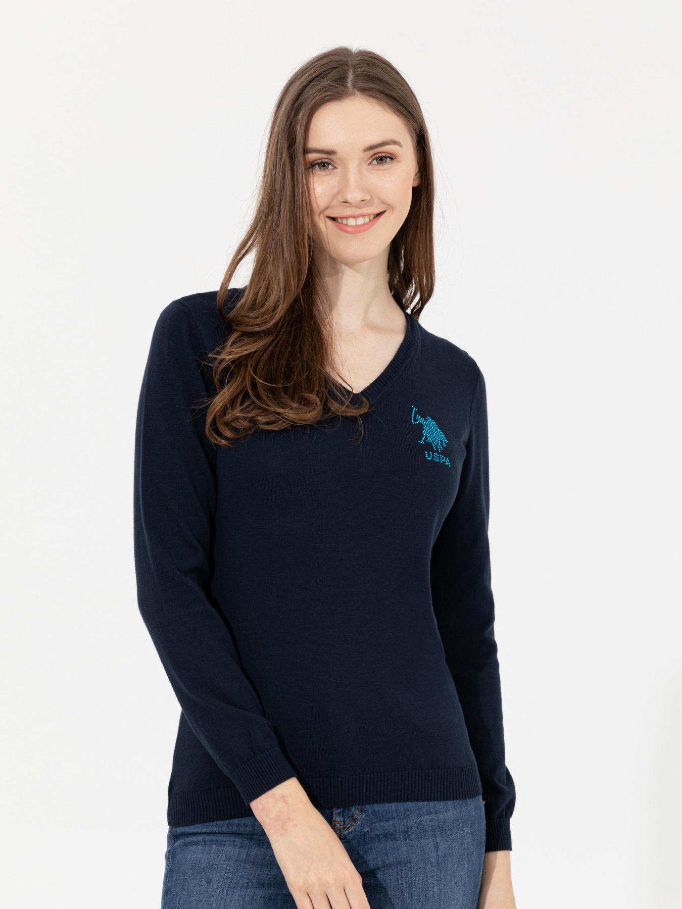 Джемпер US Polo модель G082SZ0TK.000.1260428.VR033 Фото