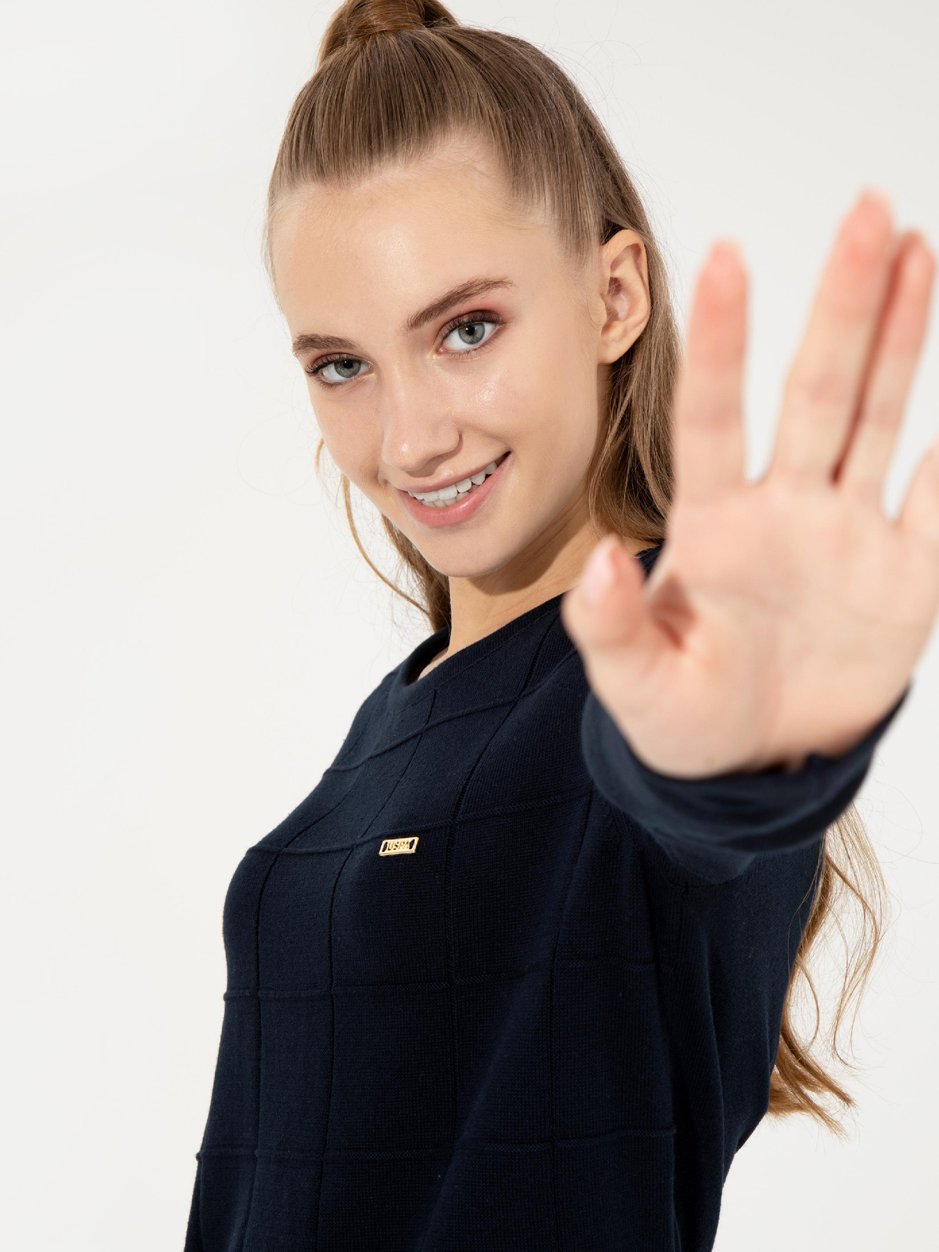 Джемпер US Polo модель G082GL0TK.000.1430150.VR033 Фото