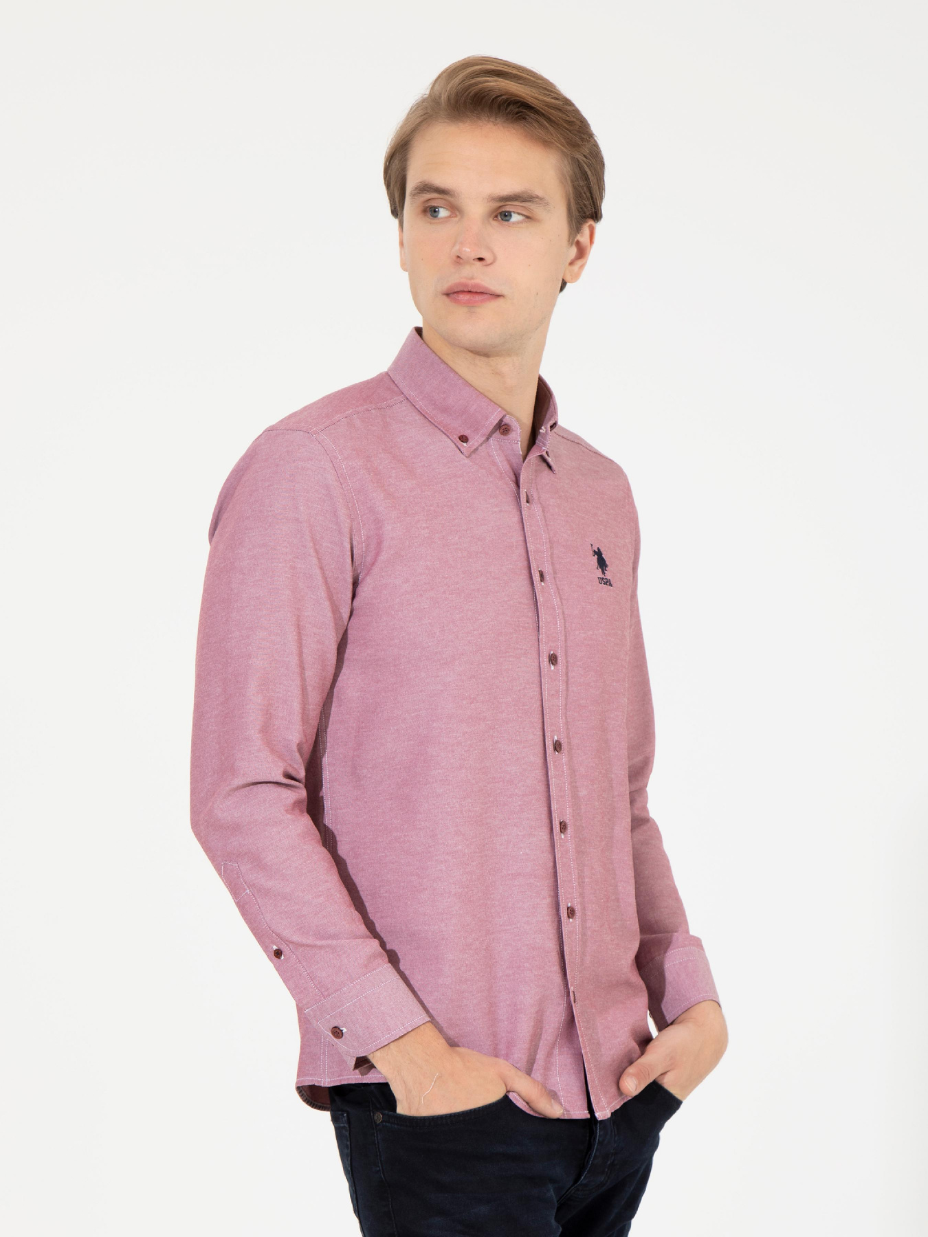 Рубашка US Polo модель G081GL004.000.1450315.VR223 Фото