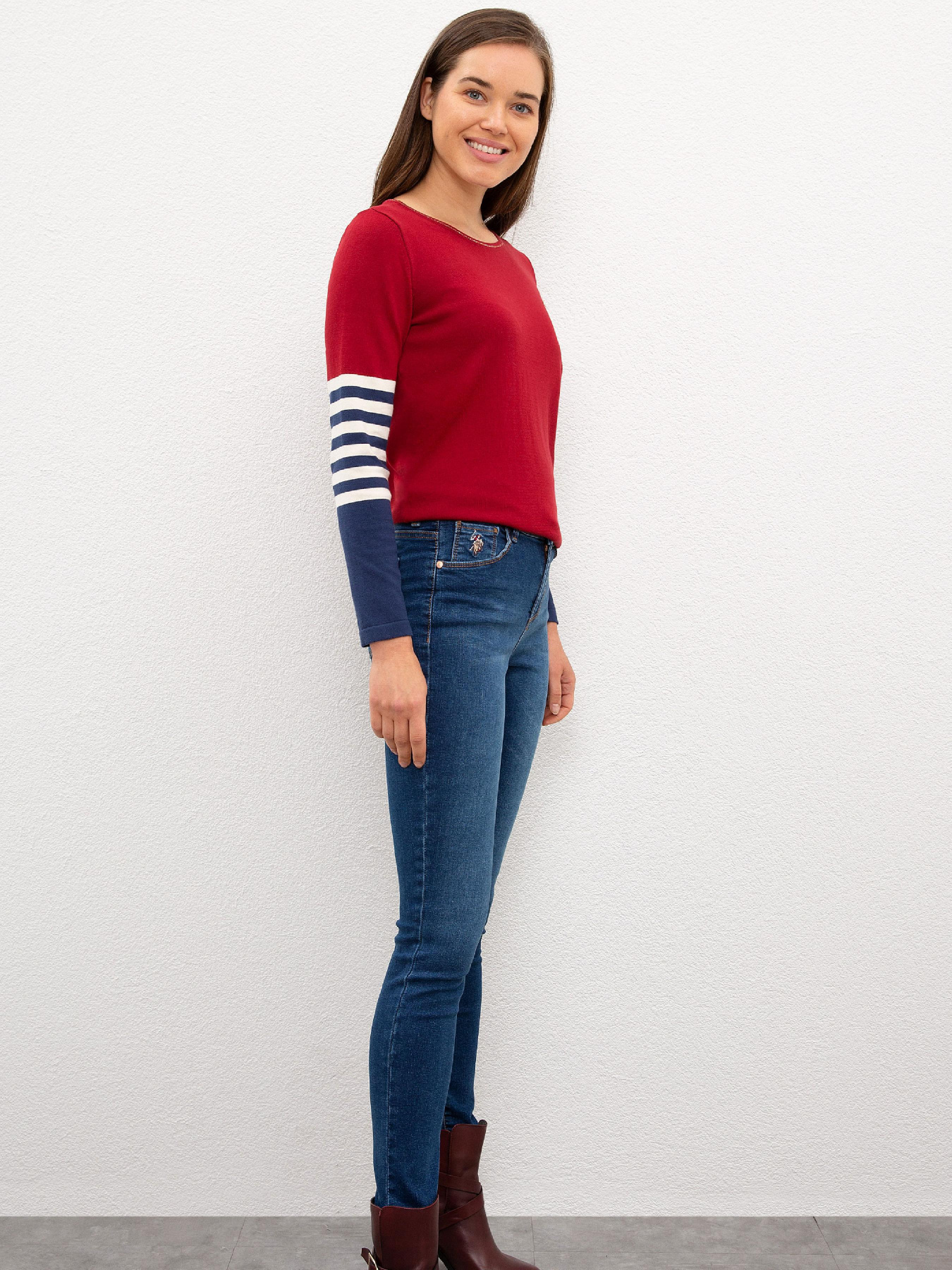 Скинни джинсы US Polo модель G082GL080.000.1129939.DN0021 Фото