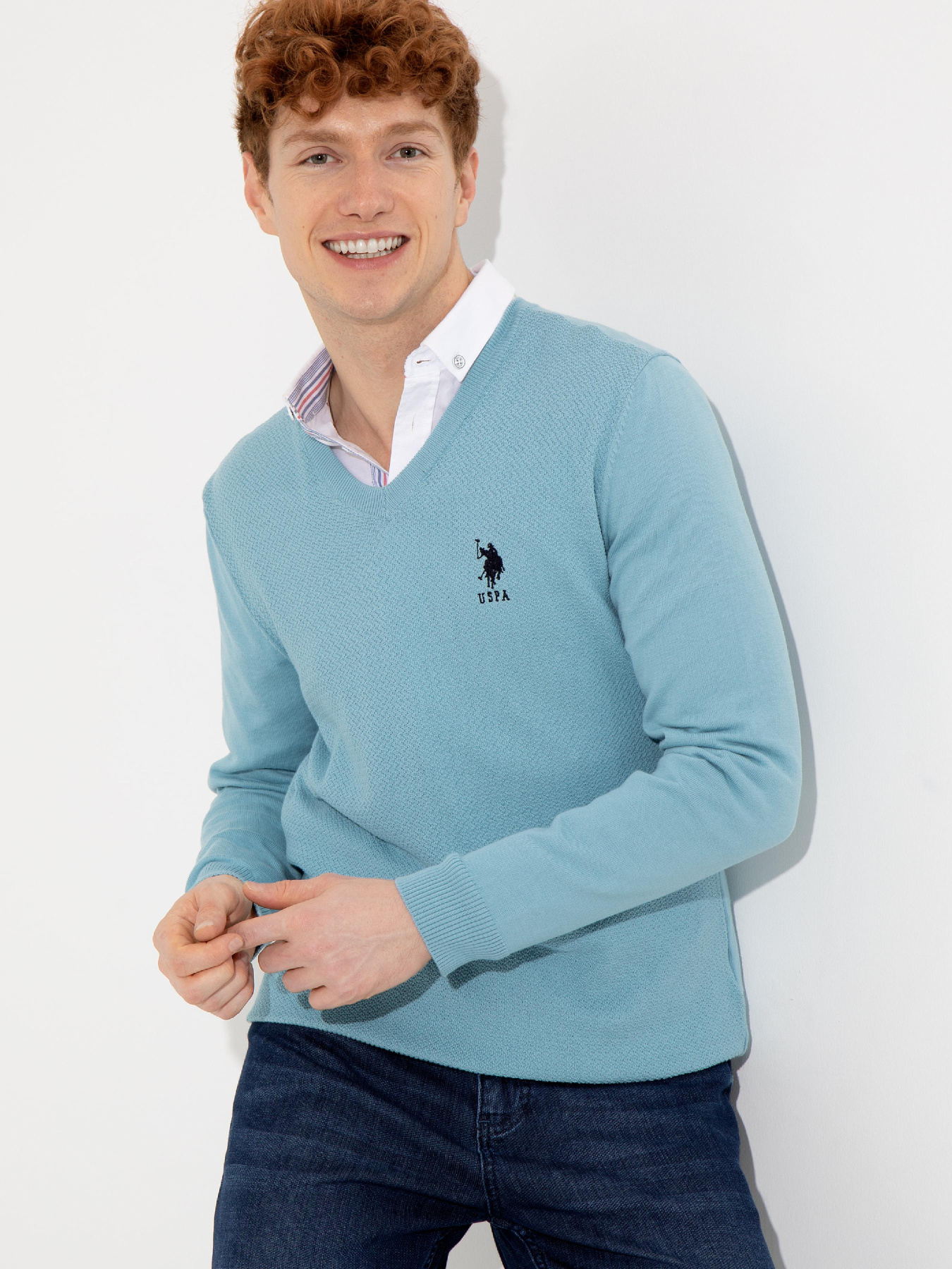 Джемпер US Polo модель G081SZ0TK.000.1428940.VR036 Джемпер US Polo модель G081SZ0TK.000.1428940.VR036 Фото