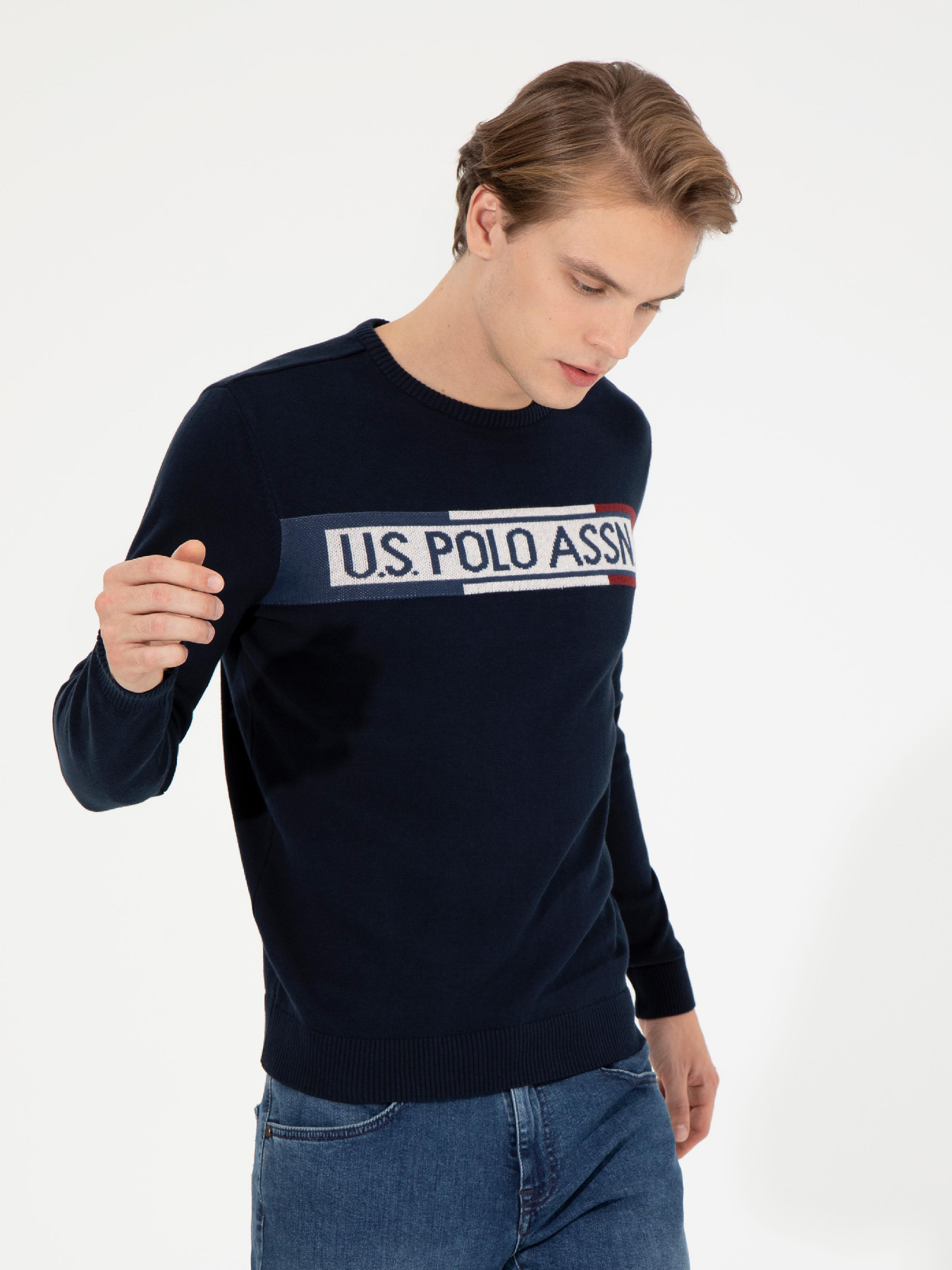 Джемпер US Polo модель G081SZ0TK.000.1455048.VR033 Фото