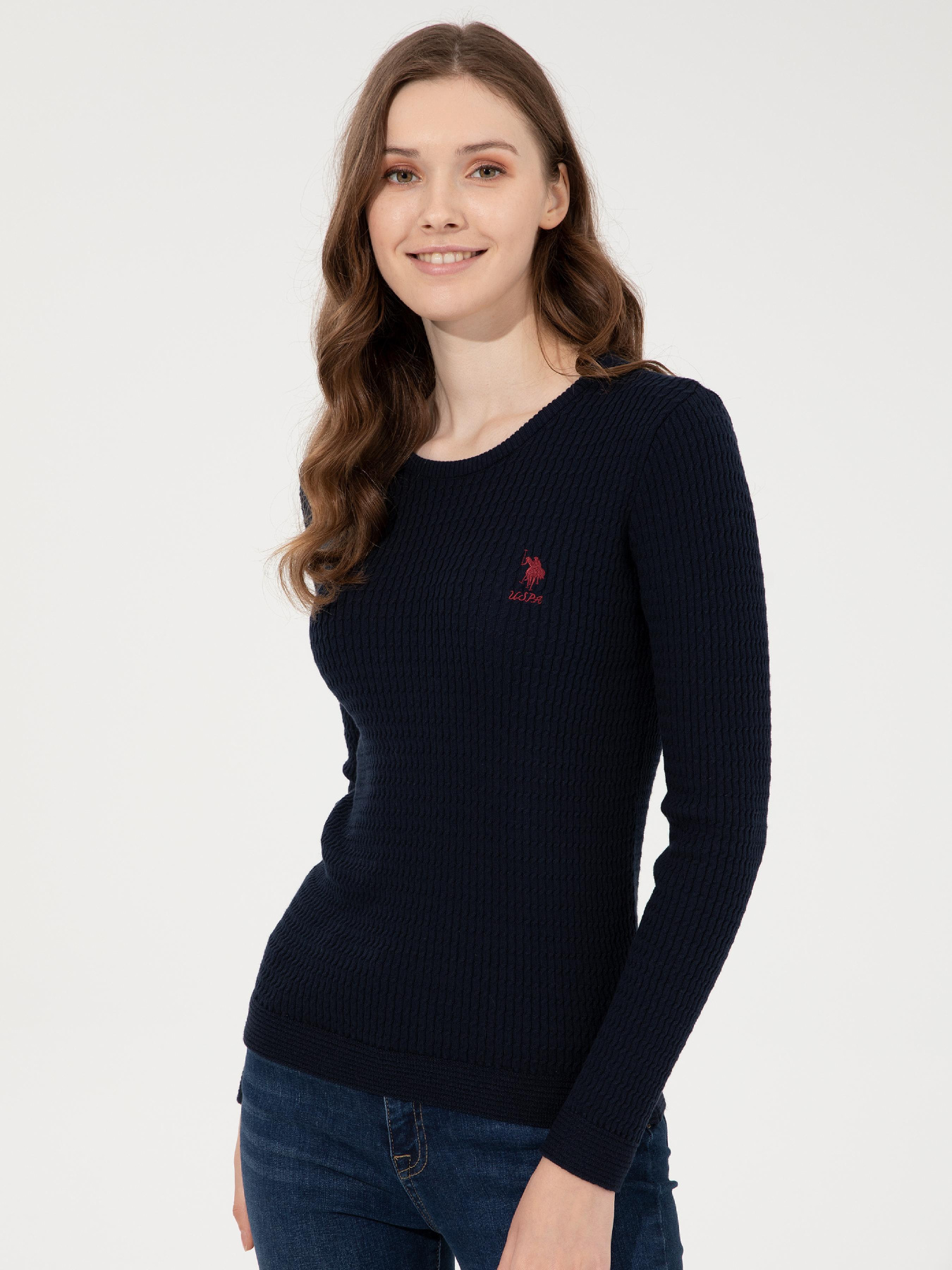 Джемпер US Polo модель G082SZ0TK.000.1430176.VR033 Фото