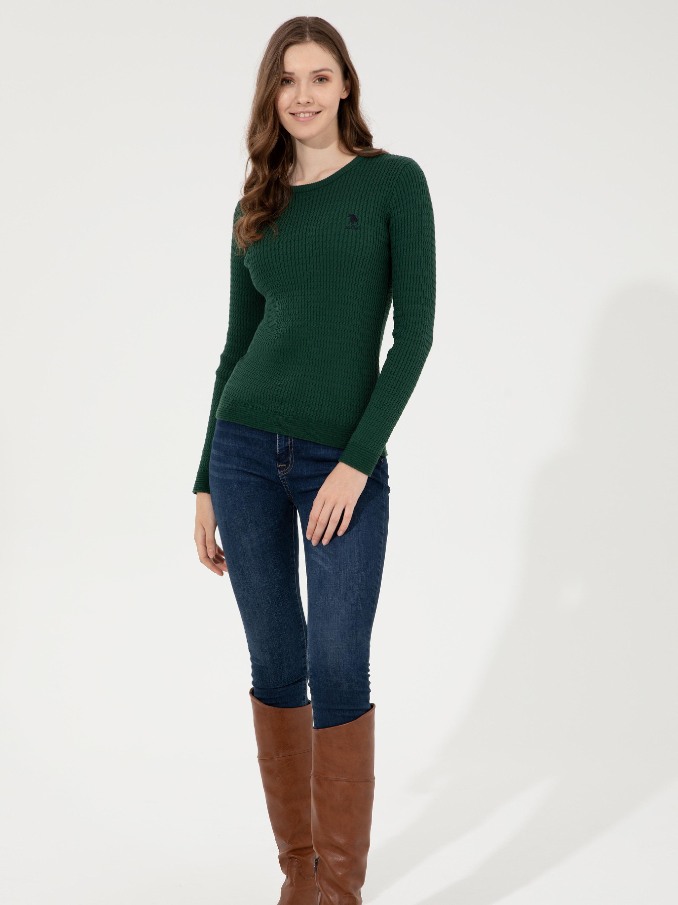 Джемпер US Polo модель G082SZ0TK.000.1430176.VR054 Фото