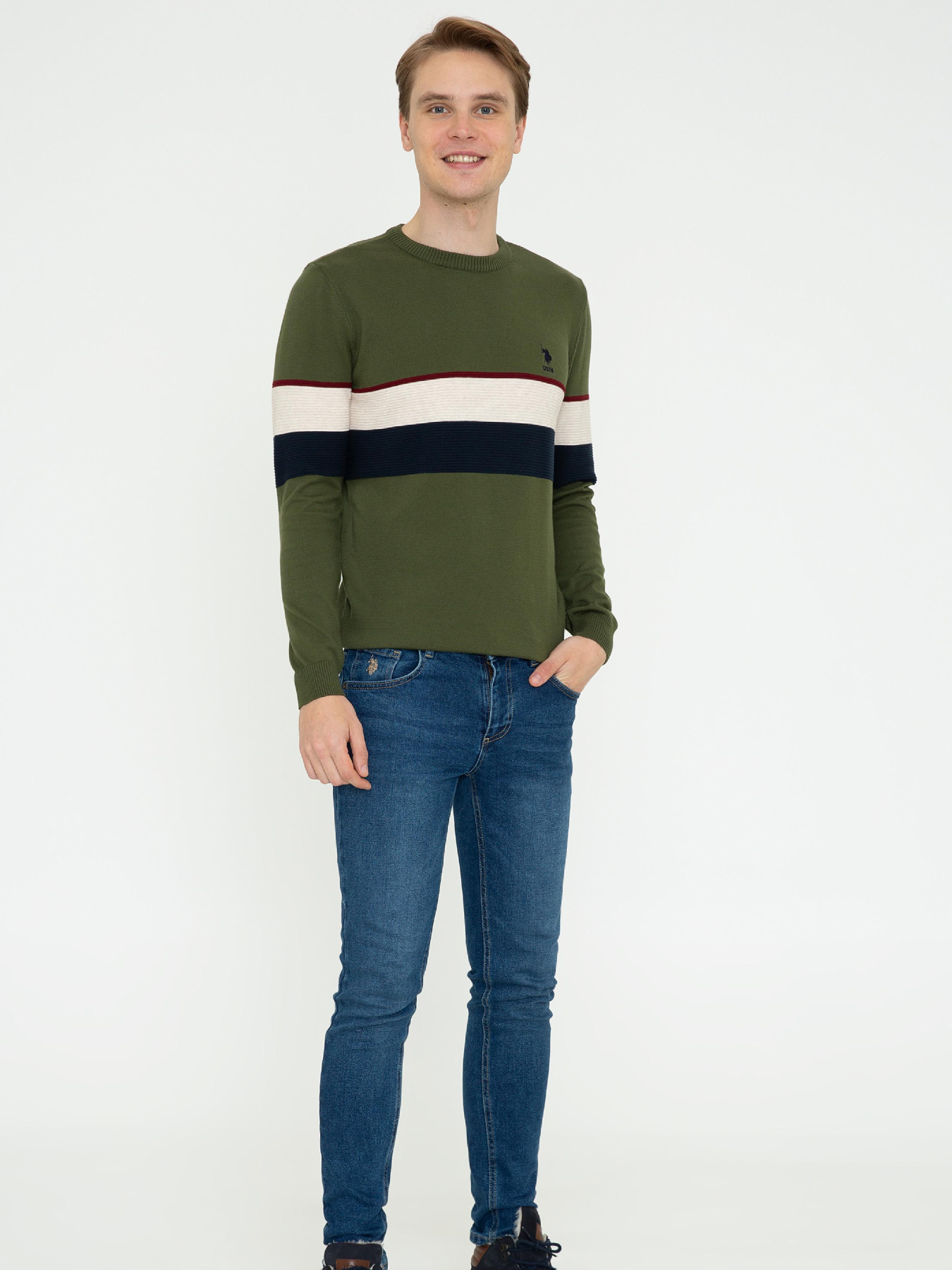 Джемпер US Polo модель G081SZ0TK.000.1261437.VR027 Фото