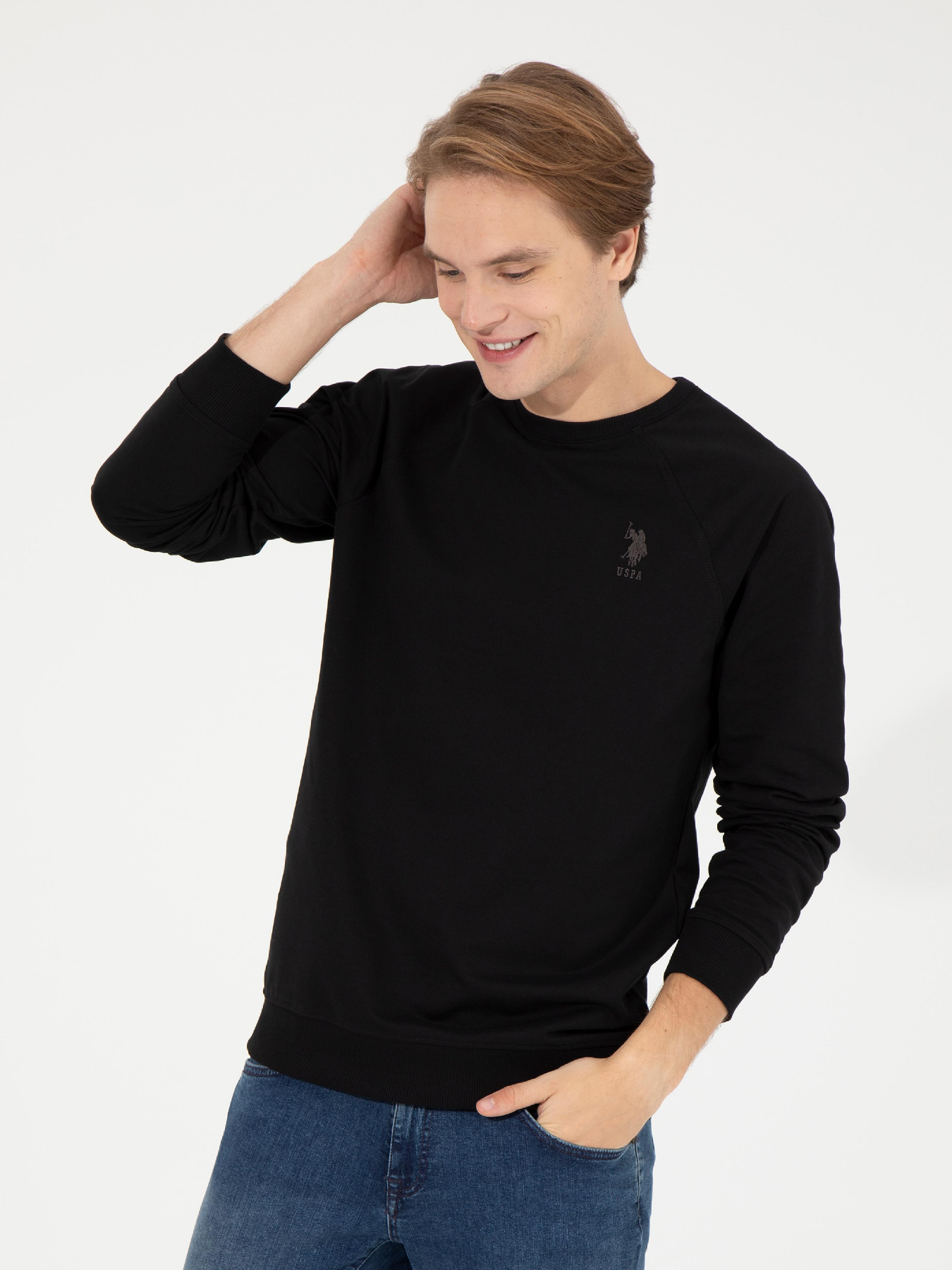 Свитшот US Polo модель G081SZ082.000.1454279.VR046 Фото