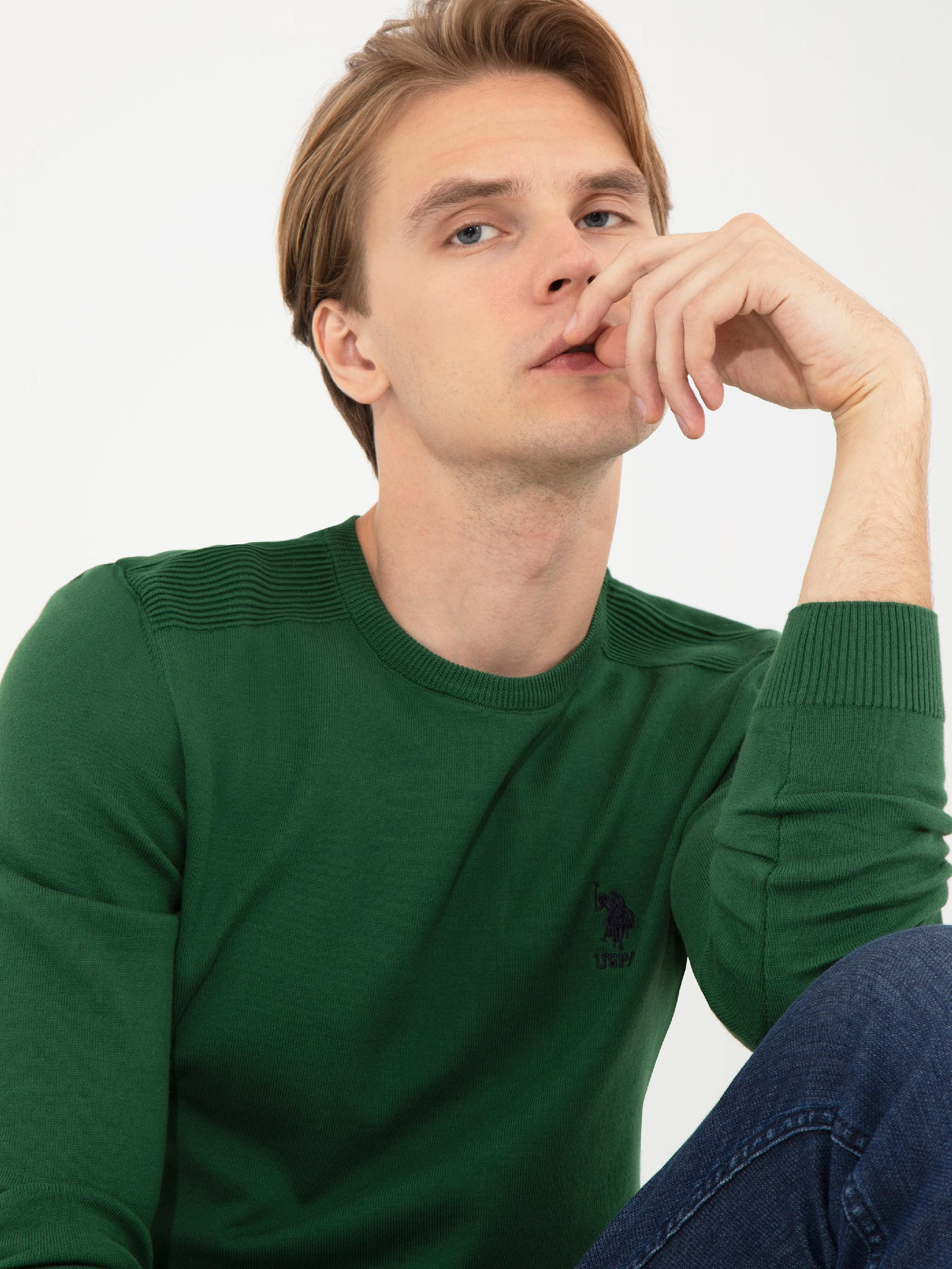 Джемпер US Polo модель G081SZ0TK.000.1428974.VR054 Фото