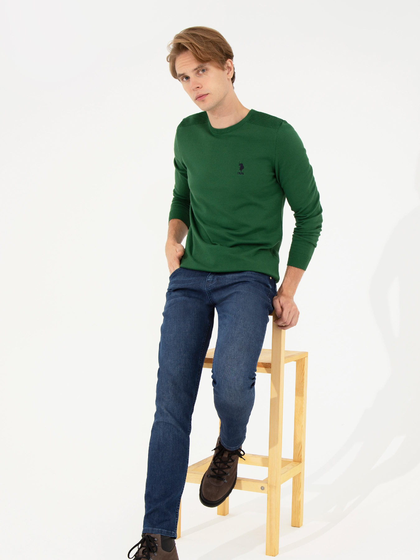 Джемпер US Polo модель G081SZ0TK.000.1428974.VR054 Фото