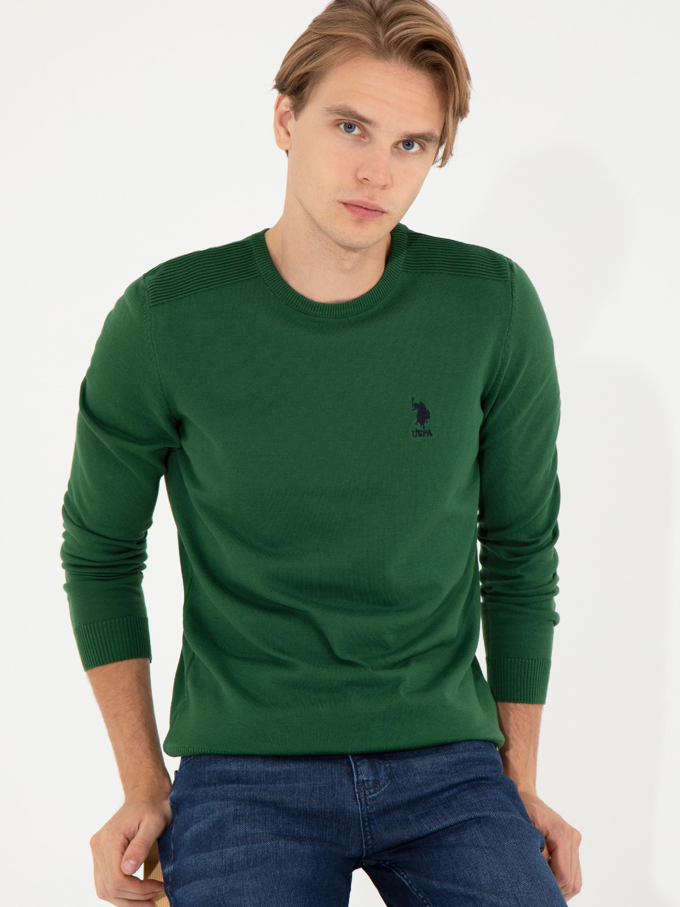 Джемпер US Polo модель G081SZ0TK.000.1428974.VR054 Фото