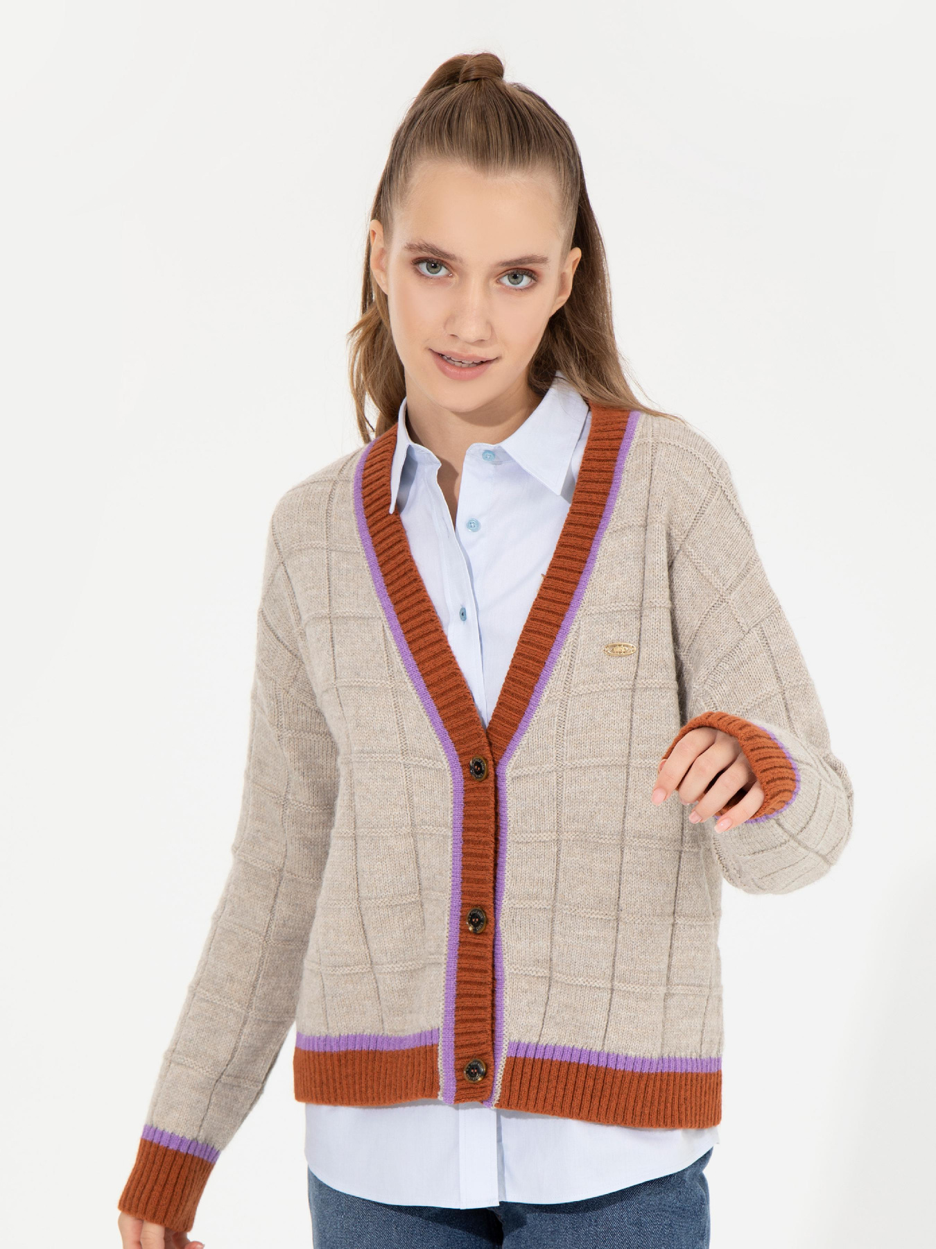 Кардиган US Polo модель G082SZ0TH.000.1452732.VR225 Фото