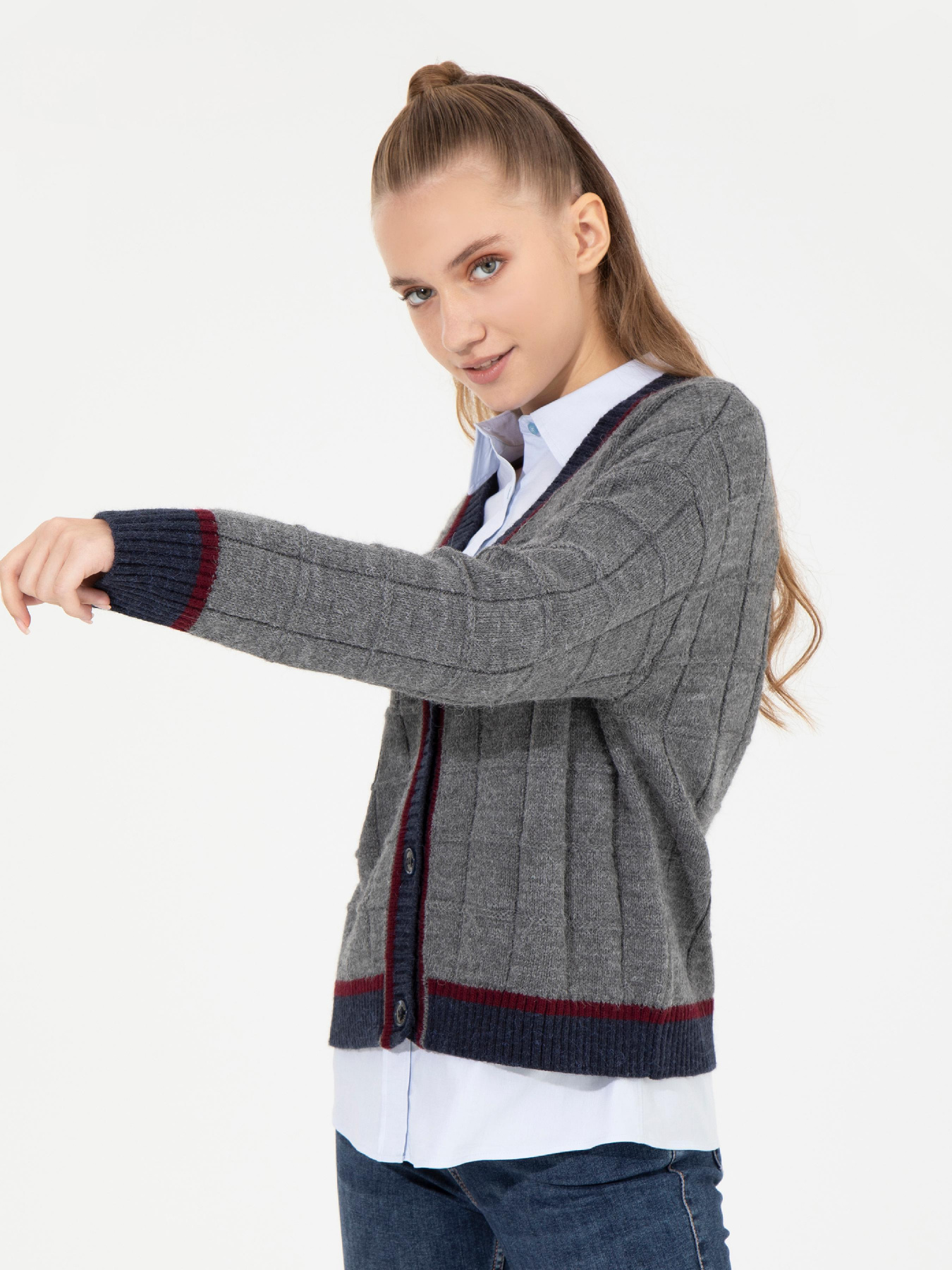 Кардиган US Polo модель G082SZ0TH.000.1452732.VR086 Фото