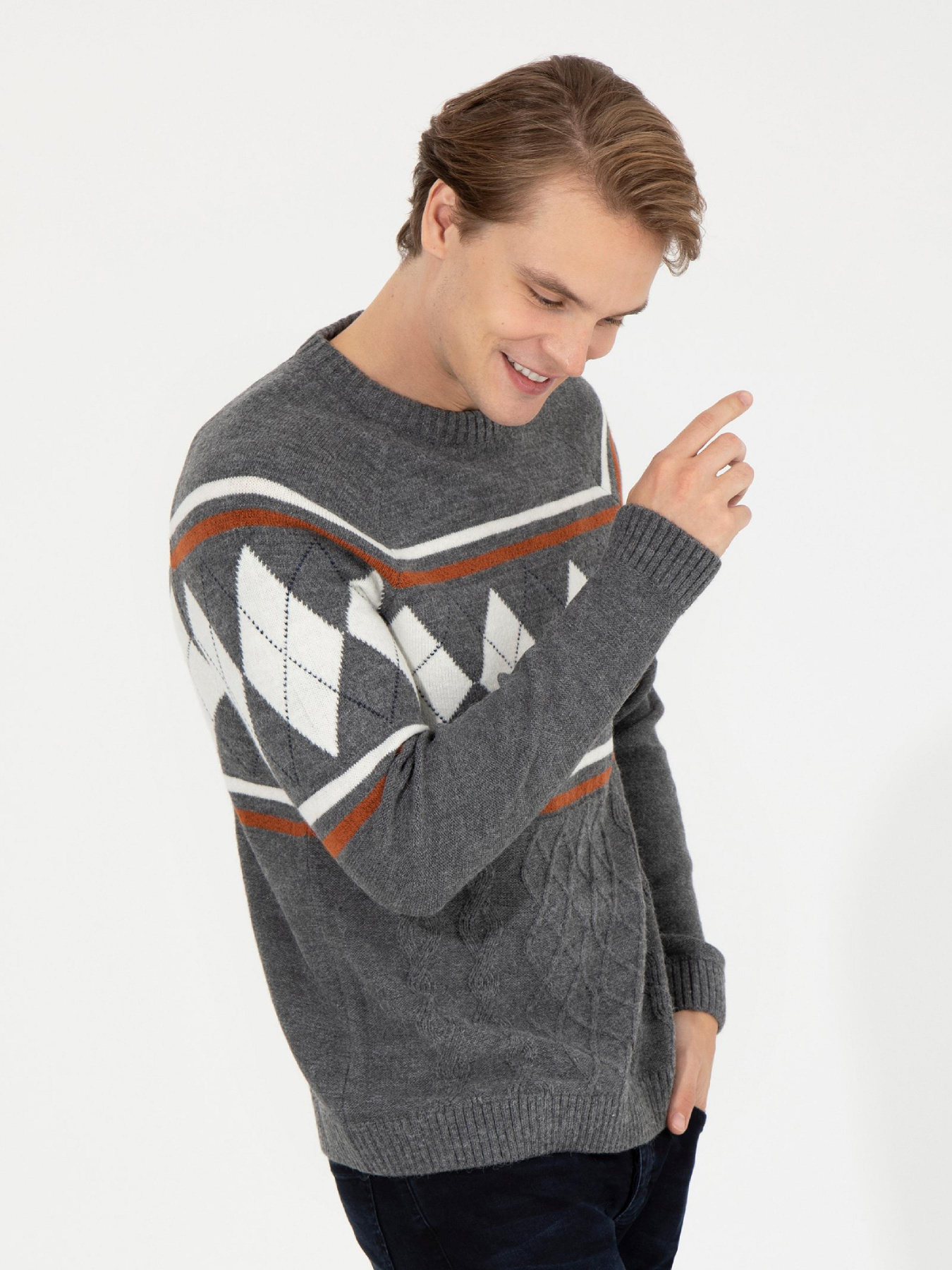 Джемпер US Polo модель G081SZ0TK.000.1455001.VR086 Фото