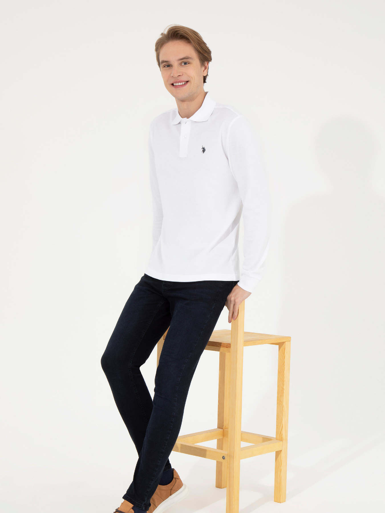 Лонгслів US Polo модель G081GL082.000.1451570.VR013 Фото