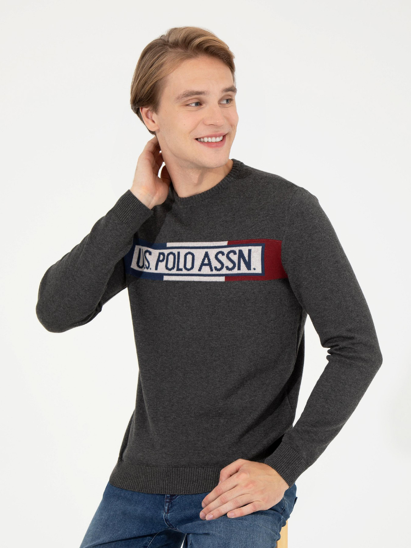 Джемпер US Polo модель G081SZ0TK.000.1455048.VR081 Фото