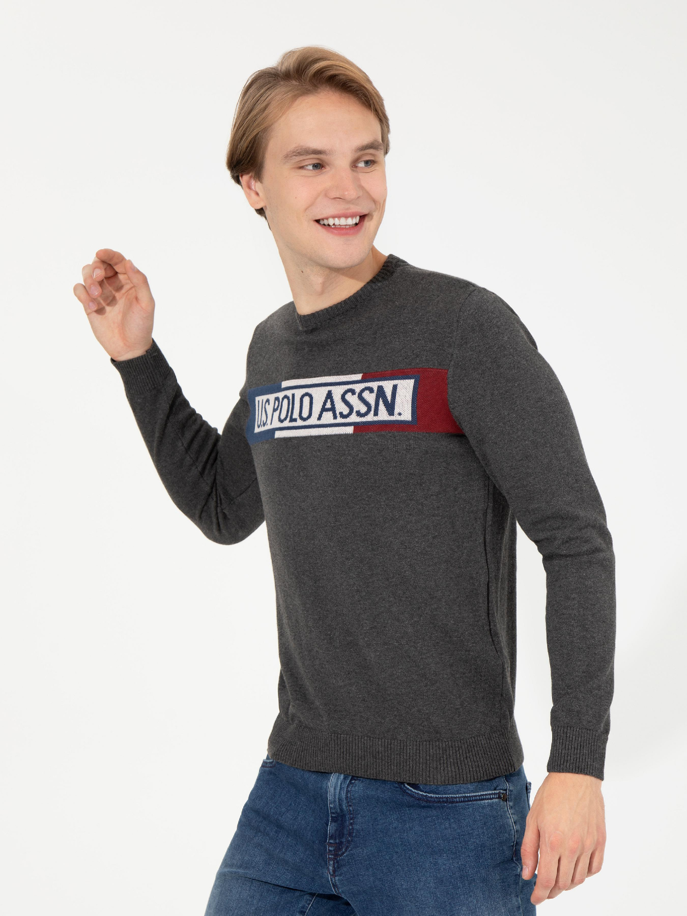 Джемпер US Polo модель G081SZ0TK.000.1455048.VR081 Фото