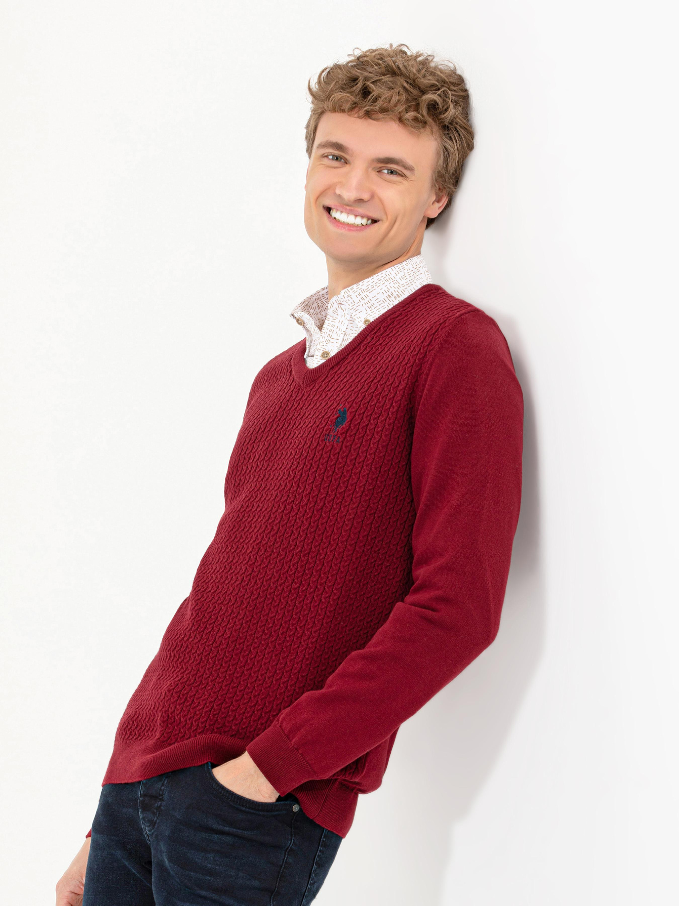 Джемпер US Polo модель G081GL0TK.000.1428982.VR014 Фото