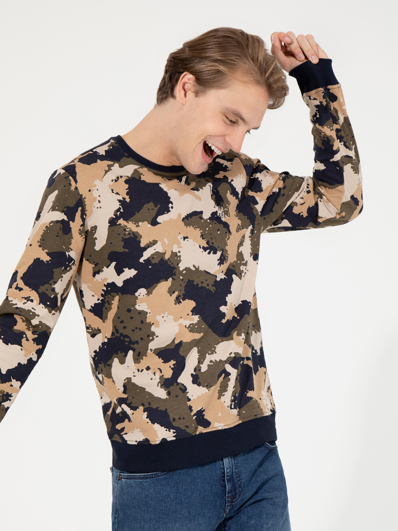 Свитшот US Polo модель G081GL082.000.1451988.VR153 Фото