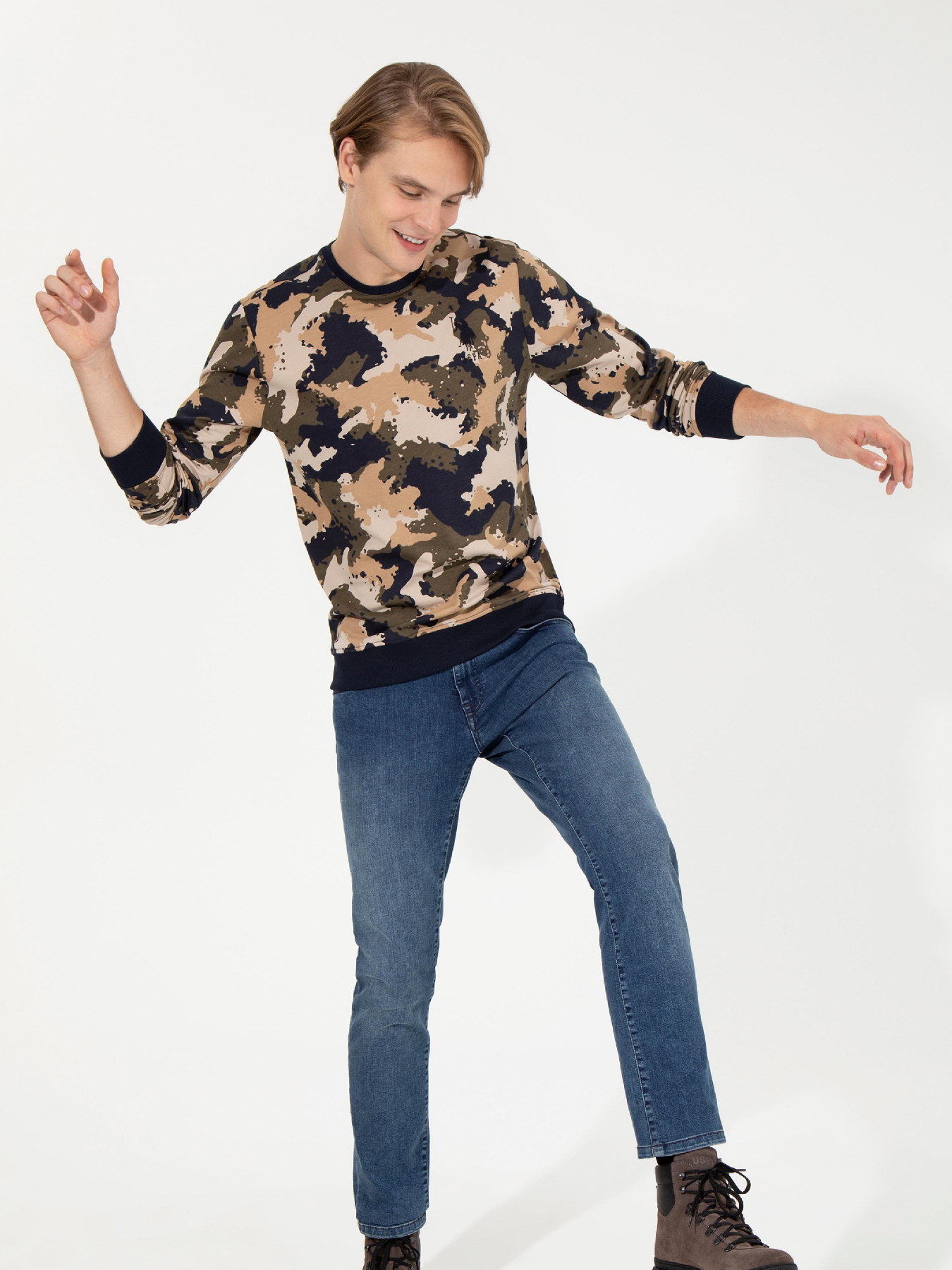 Світшот US Polo модель G081GL082.000.1451988.VR153 Фото