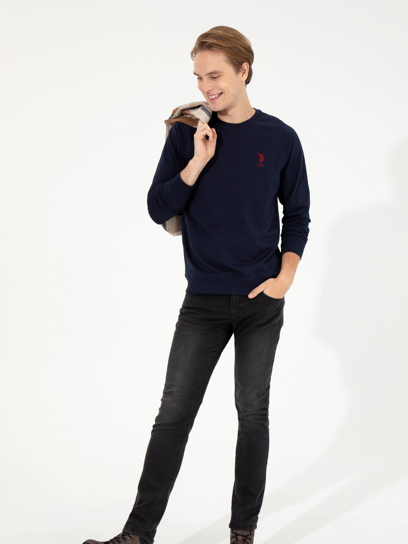 Свитшот US Polo модель G081SZ082.000.1454279.VR033 Фото