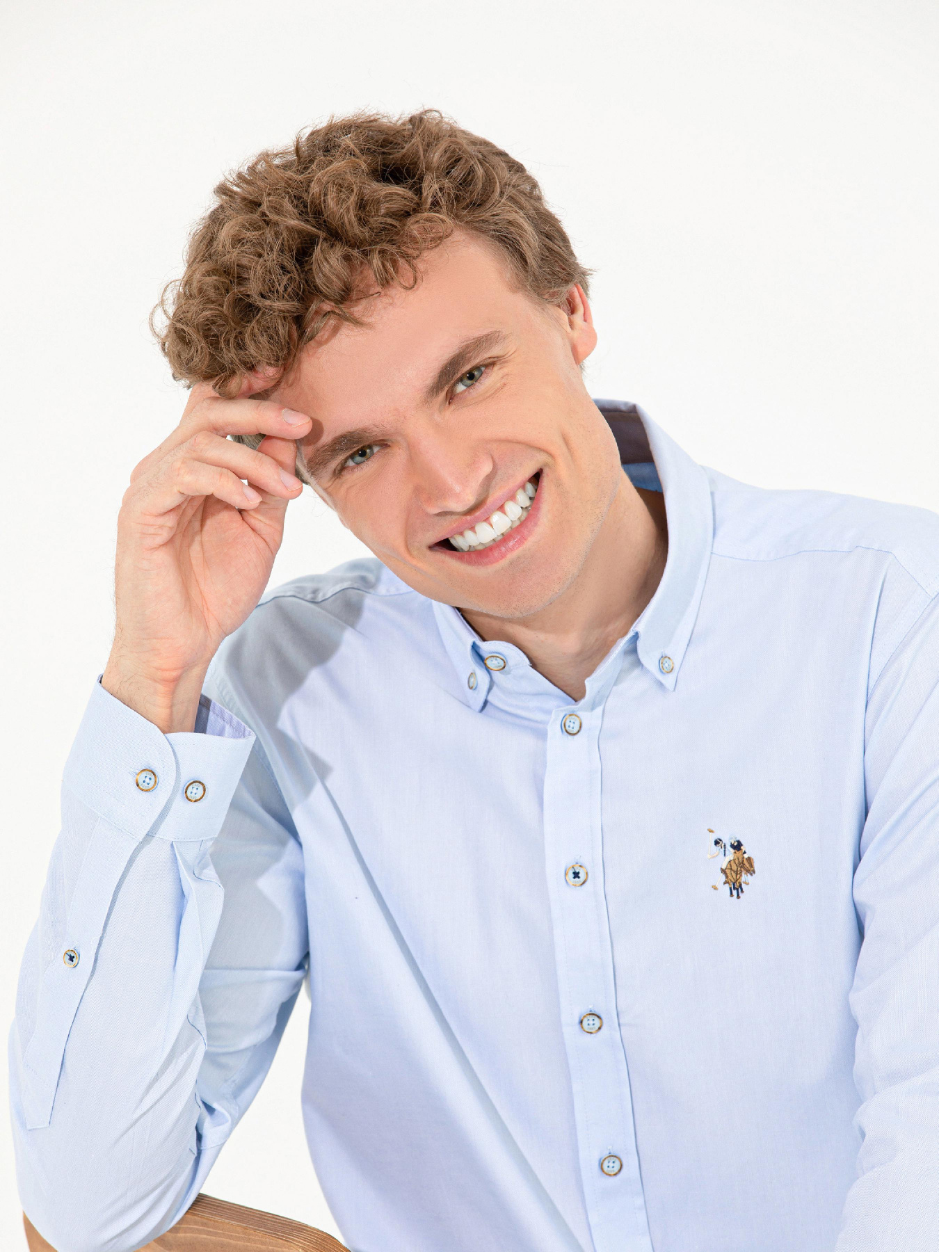 Рубашка US Polo модель G081SZ004.000.1450261.VR003 Фото