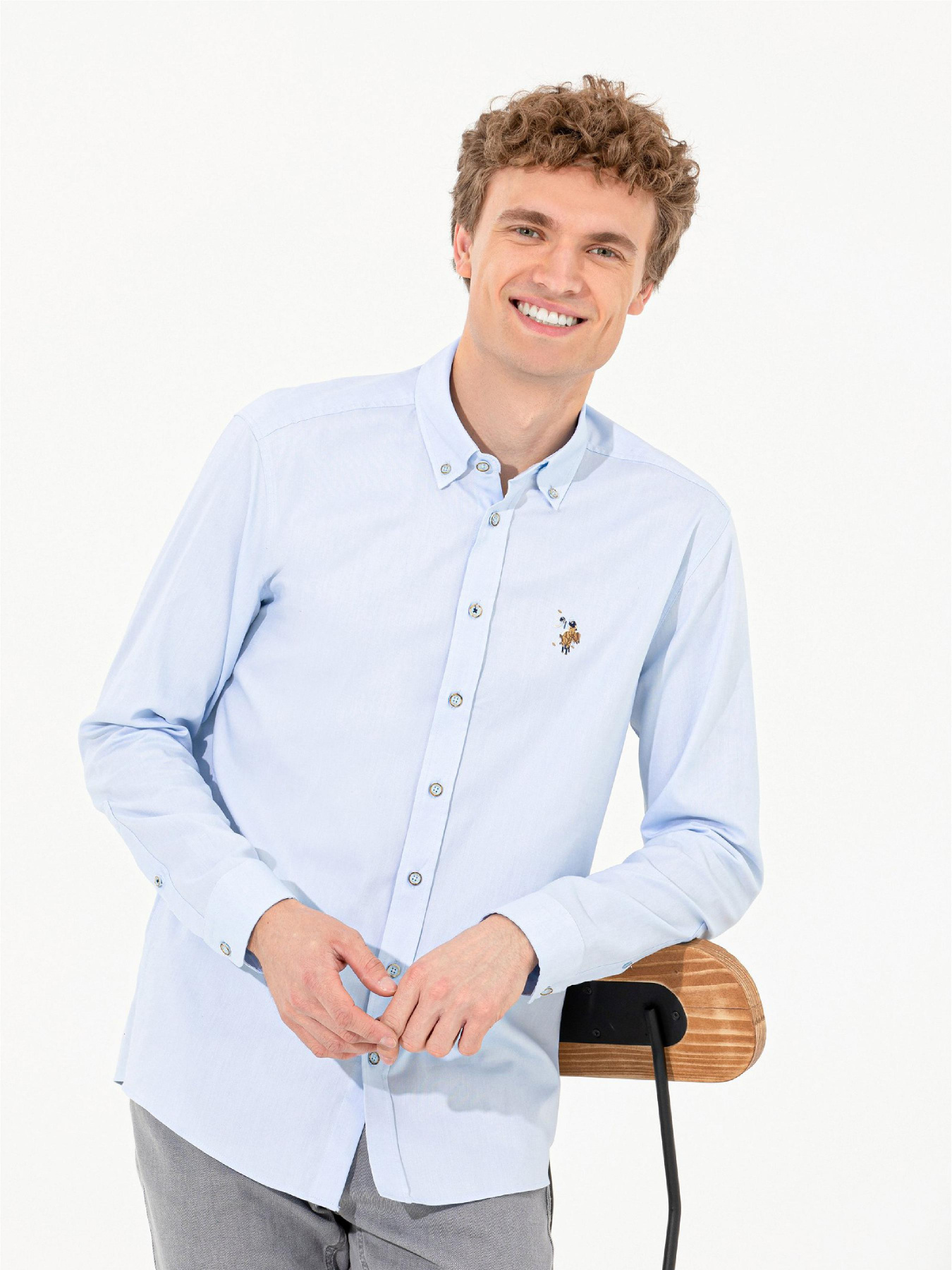 Сорочка повсякденна US Polo модель G081SZ004.000.1450261.VR003 Фото