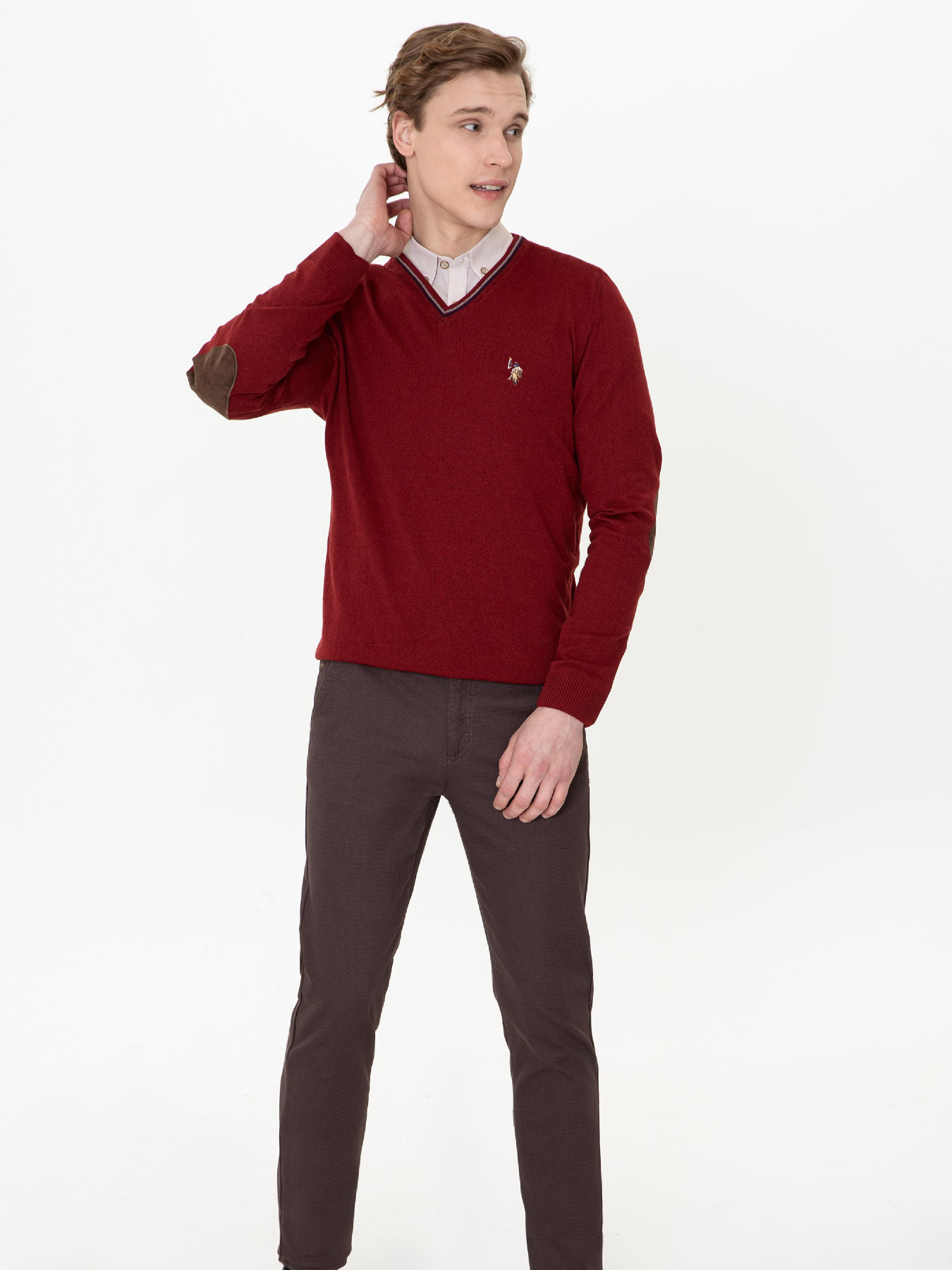 Джемпер US Polo модель G081SZ0TK.000.1259758.VR014 Джемпер US Polo модель G081SZ0TK.000.1259758.VR014 Фото